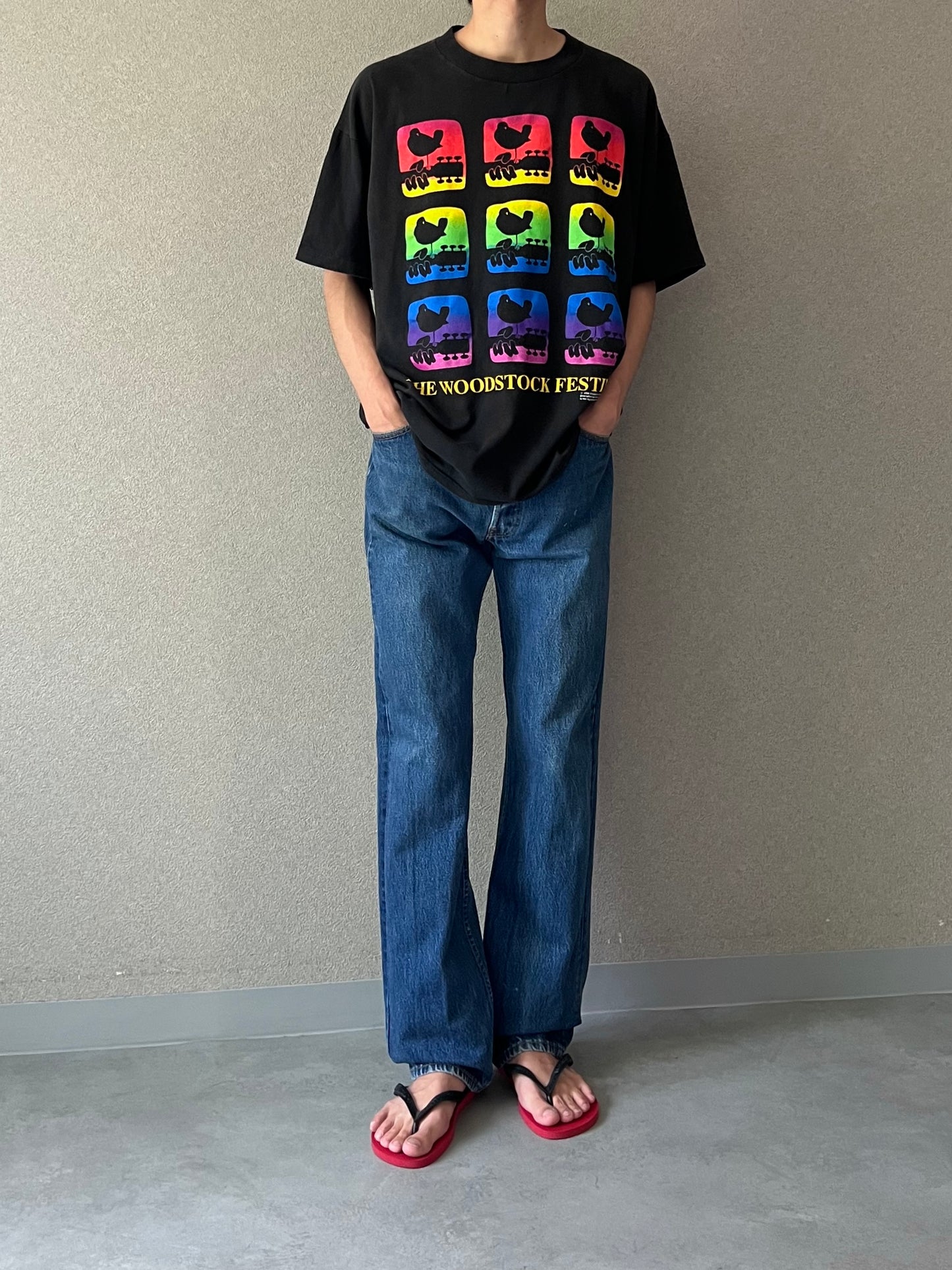 90's Woodstock music t-shirt “made in USA”