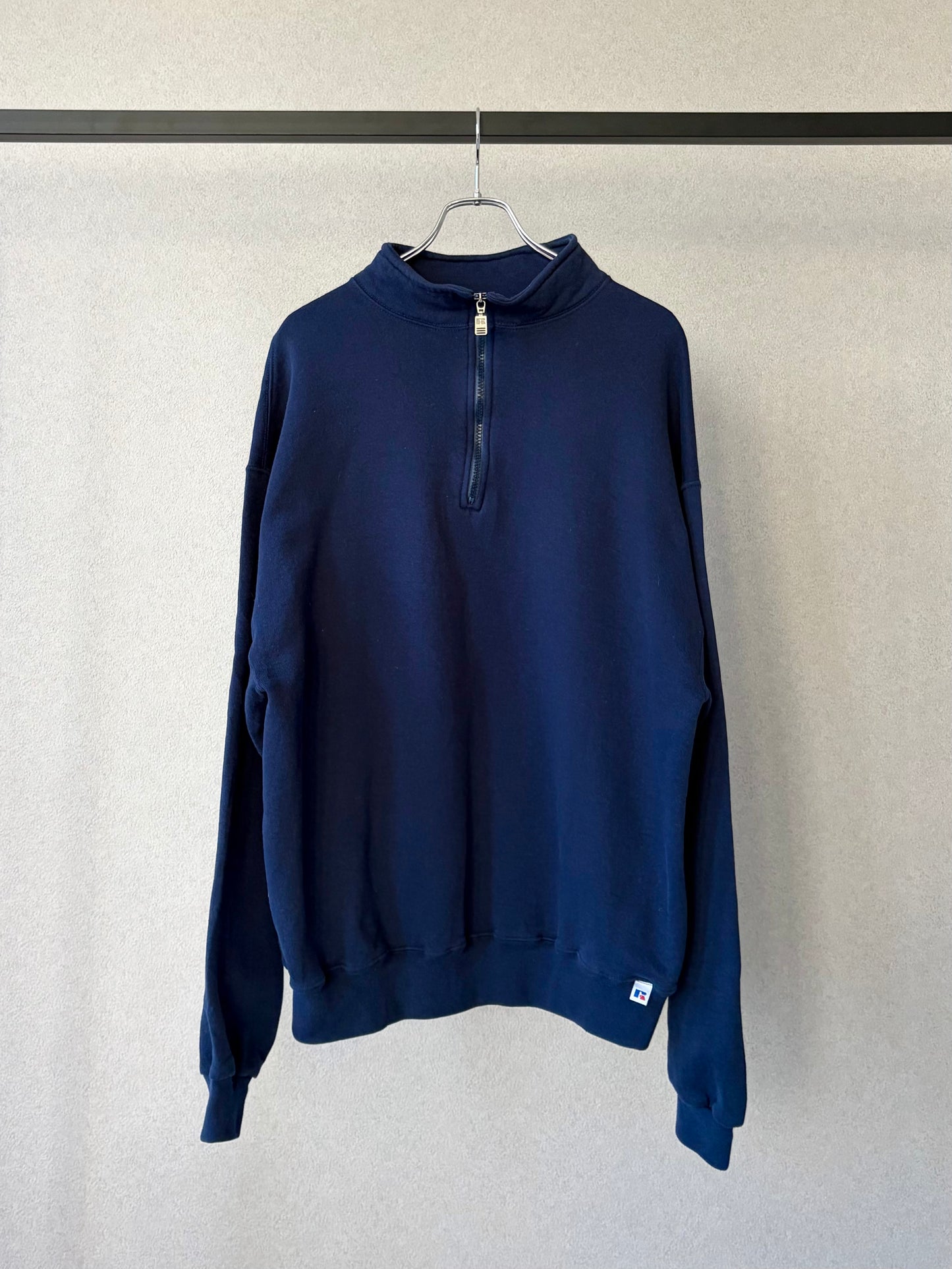 90's RUSSELL half zip sweater