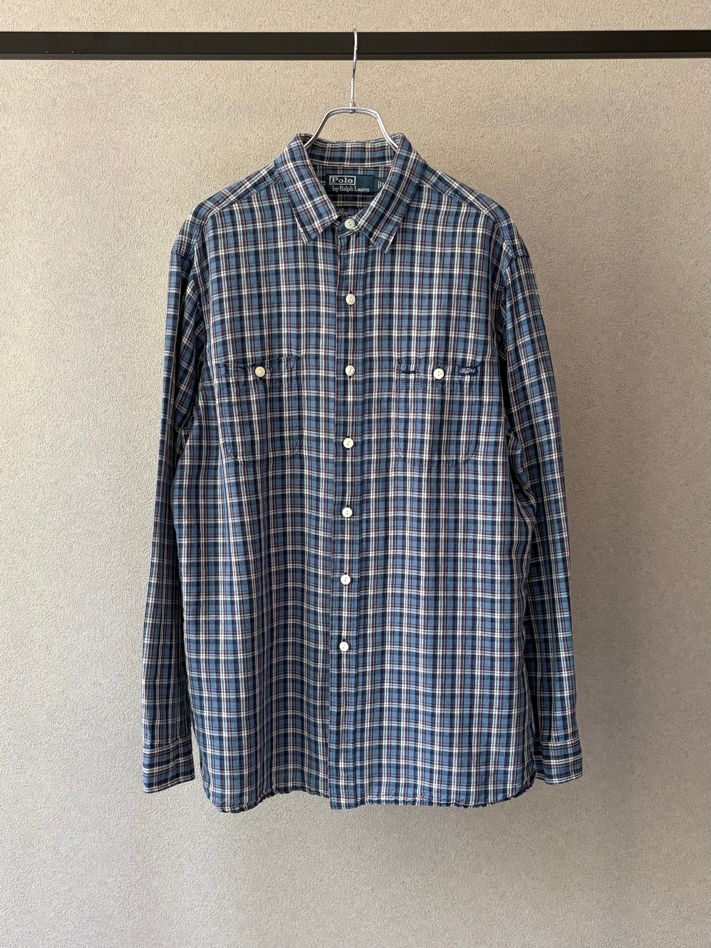 00's Polo Ralph Lauren linen work shirt