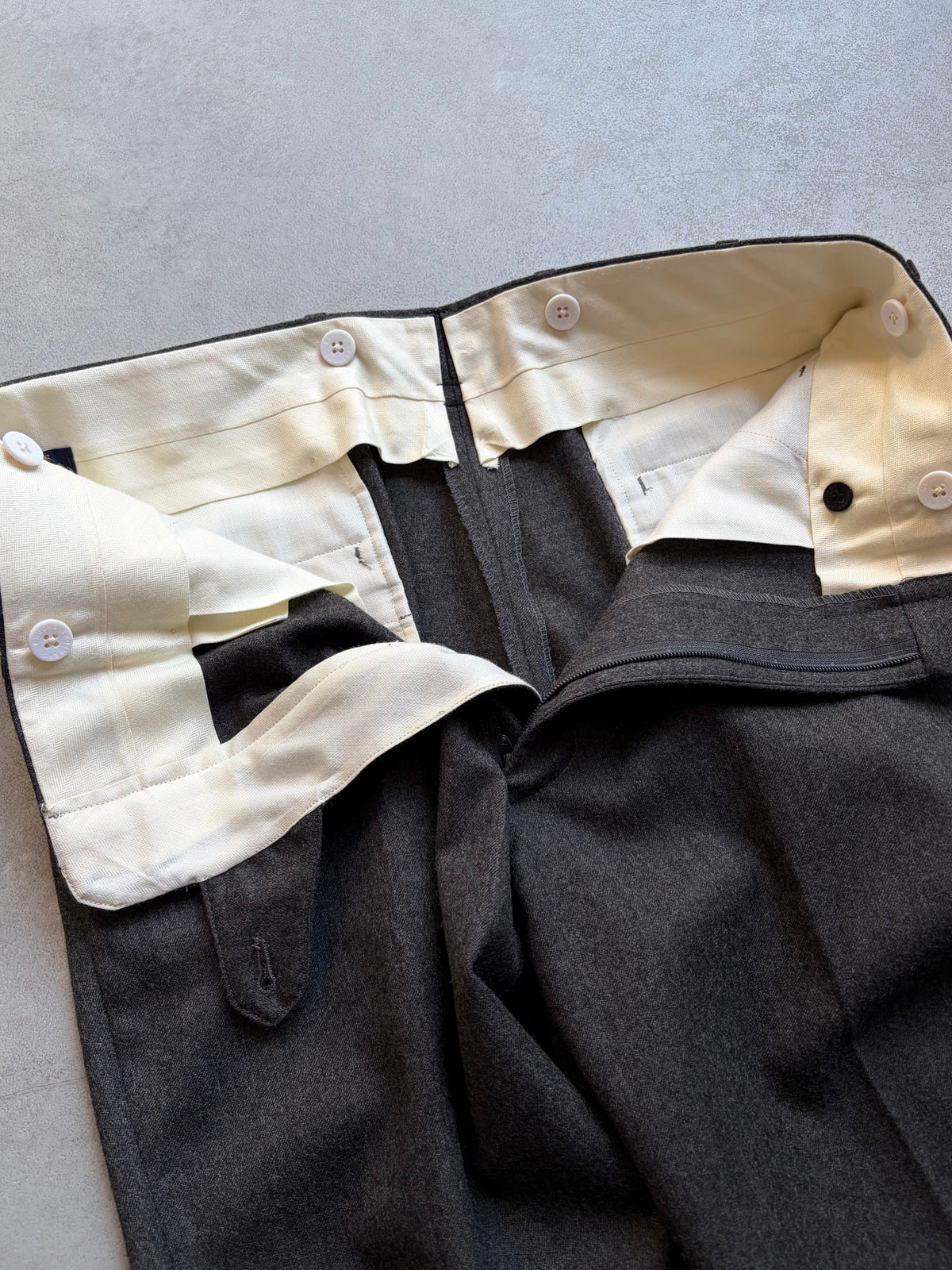 80's Brooks Brothers wool flannel slacks "Made in USA"