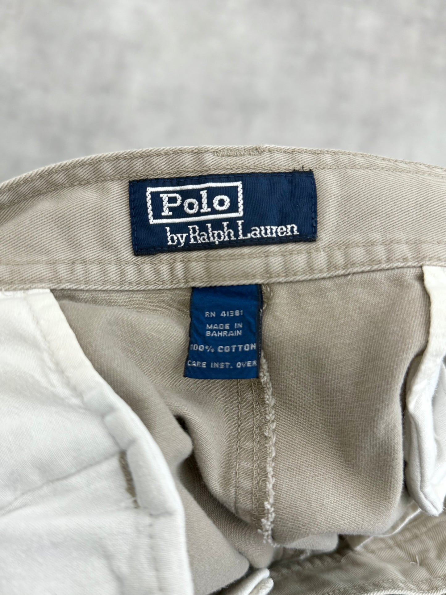 90's Polo Ralph Lauren chino cargo shorts