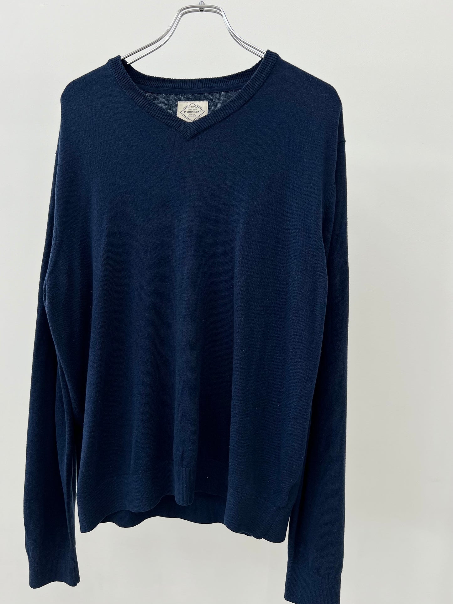 00's ST.JOHN'S BAY v-neck knit