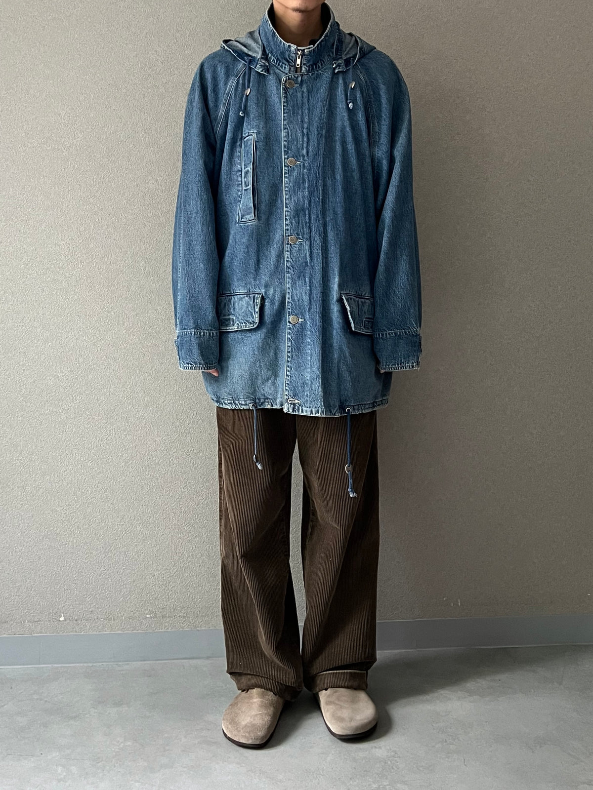 90's GAP denim hooded jacket