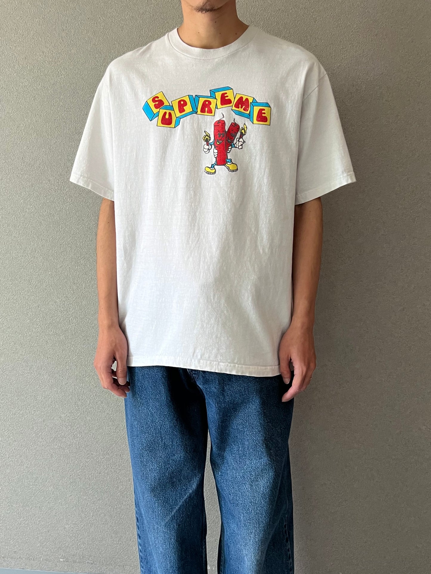10's〜 SUPREME skate t-shirt "Made in USA"