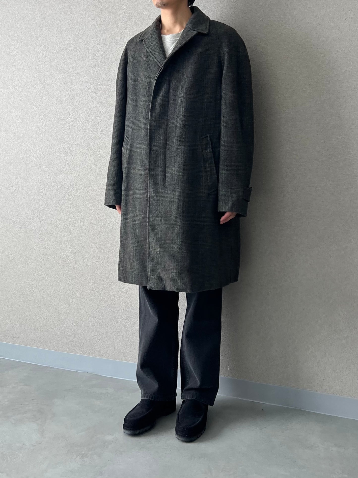 60's VINTAGE wool chester coat