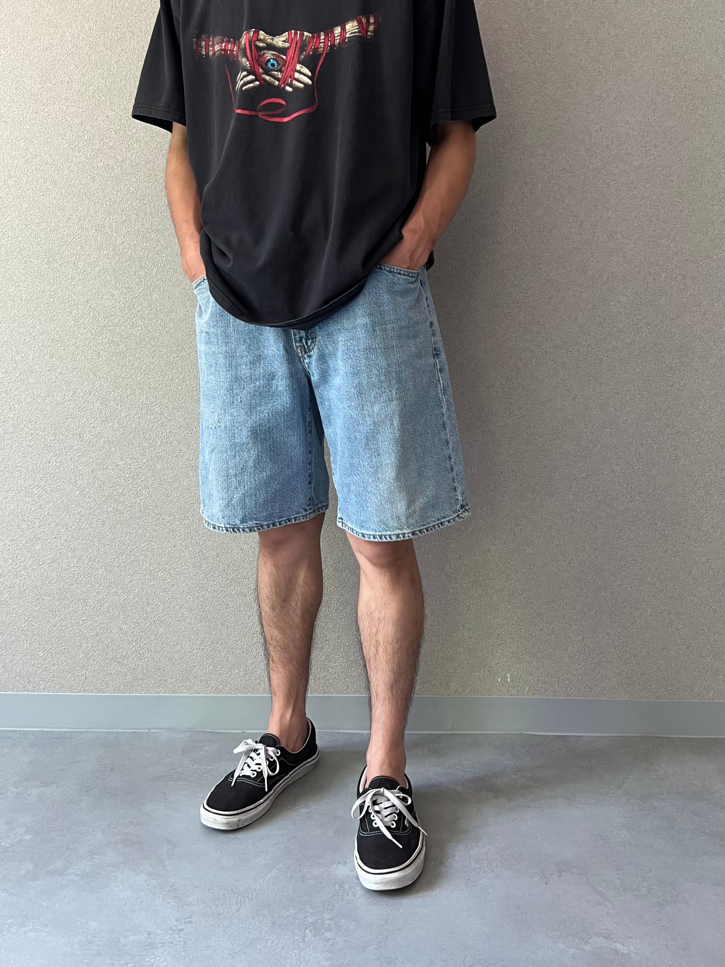 00's Levi's 550 denim shorts