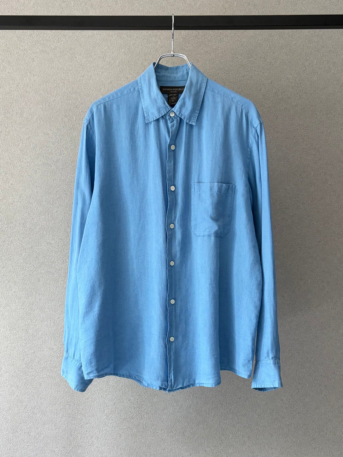 00's BANAN REPUBLIC linen shirt