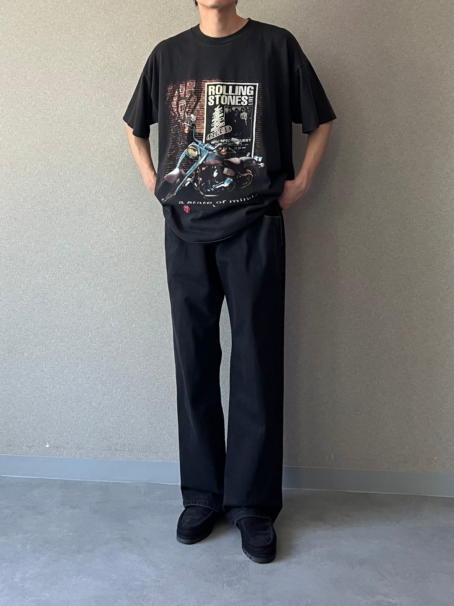 90's The Rolling Stones × Harley-Davidson t-shirt "Made in USA"