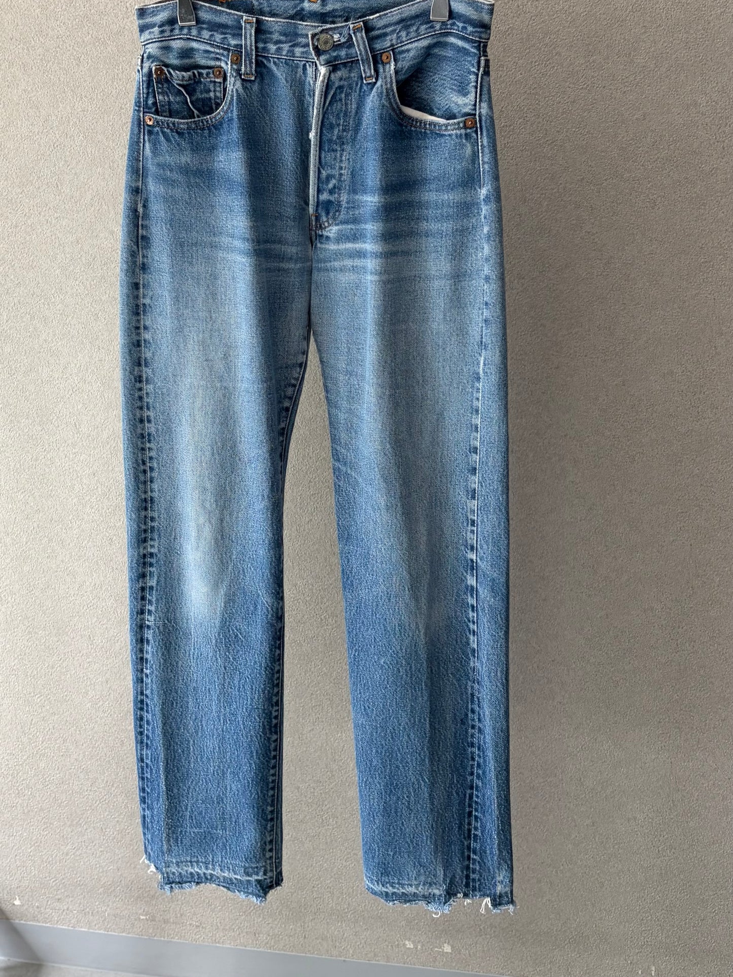 80's Levi’s 501 denim pants "RED LINE"