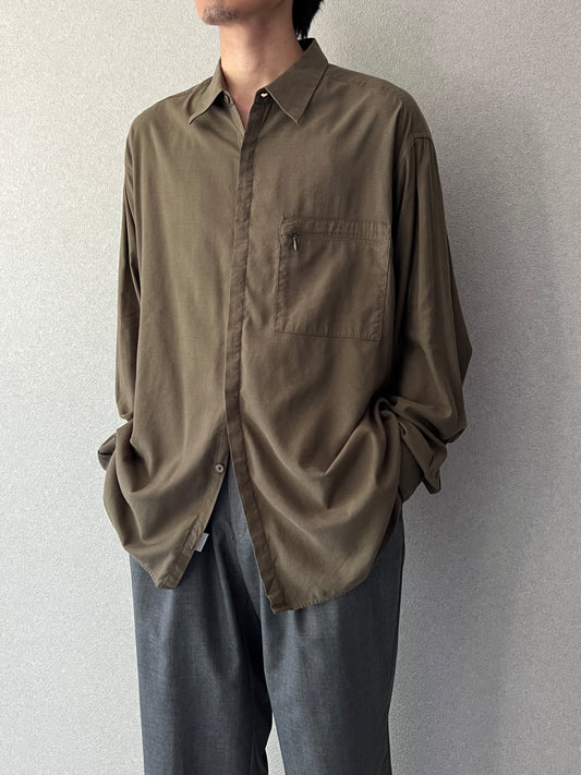 90's PERRY ELLIS rayon shirt