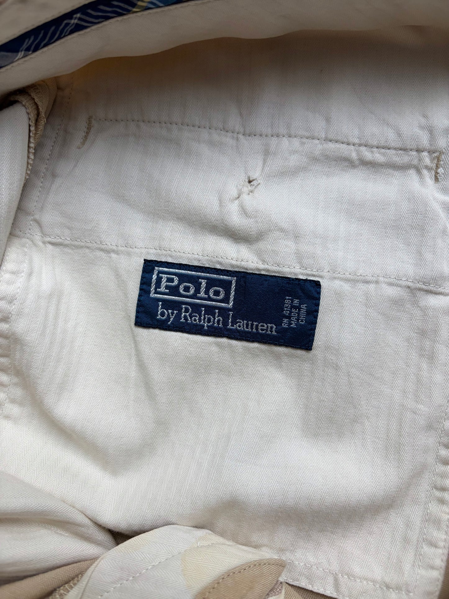 00's Polo Ralph Lauren linen×silk slacks