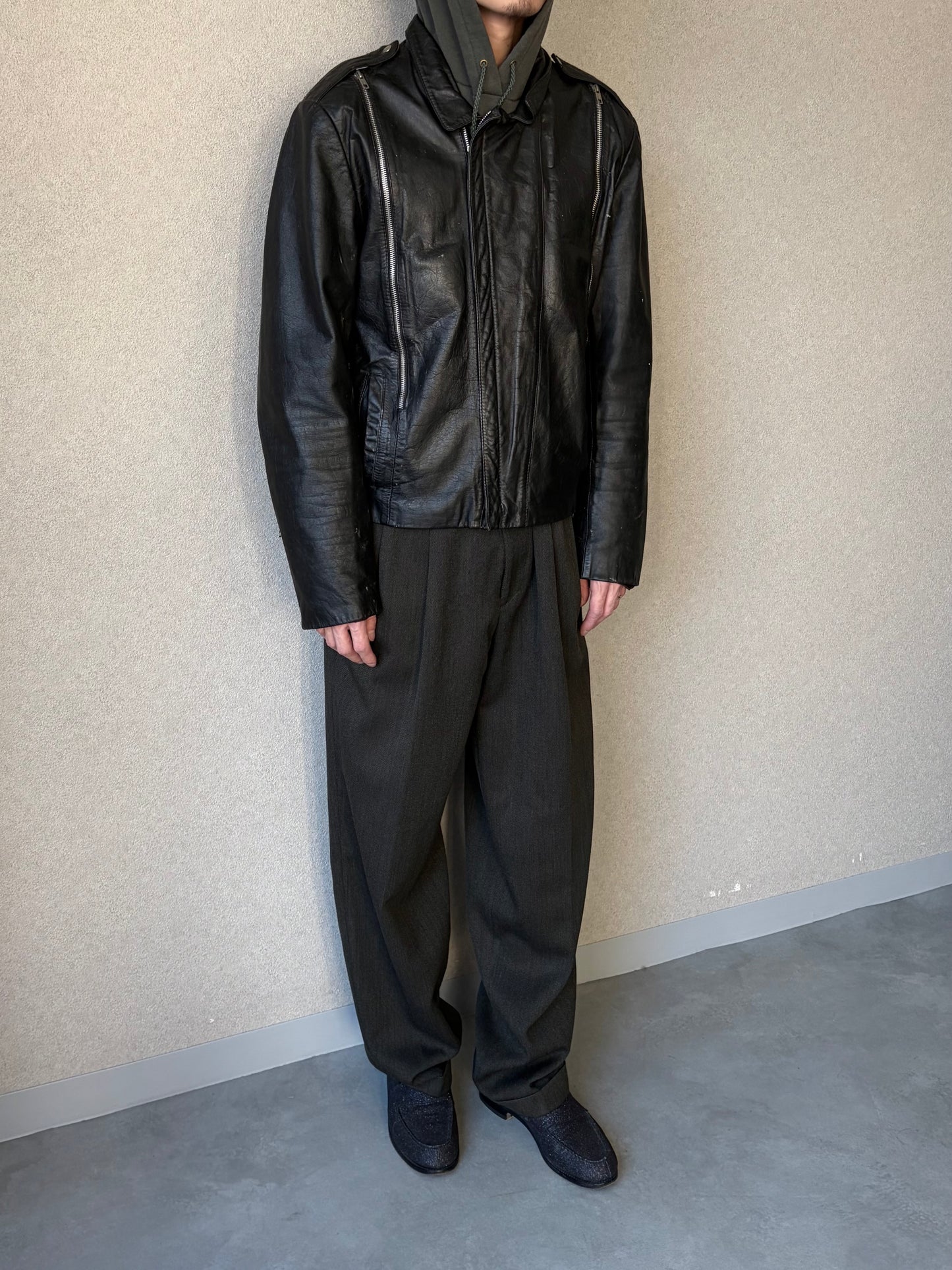 80's Chessking leather jacket