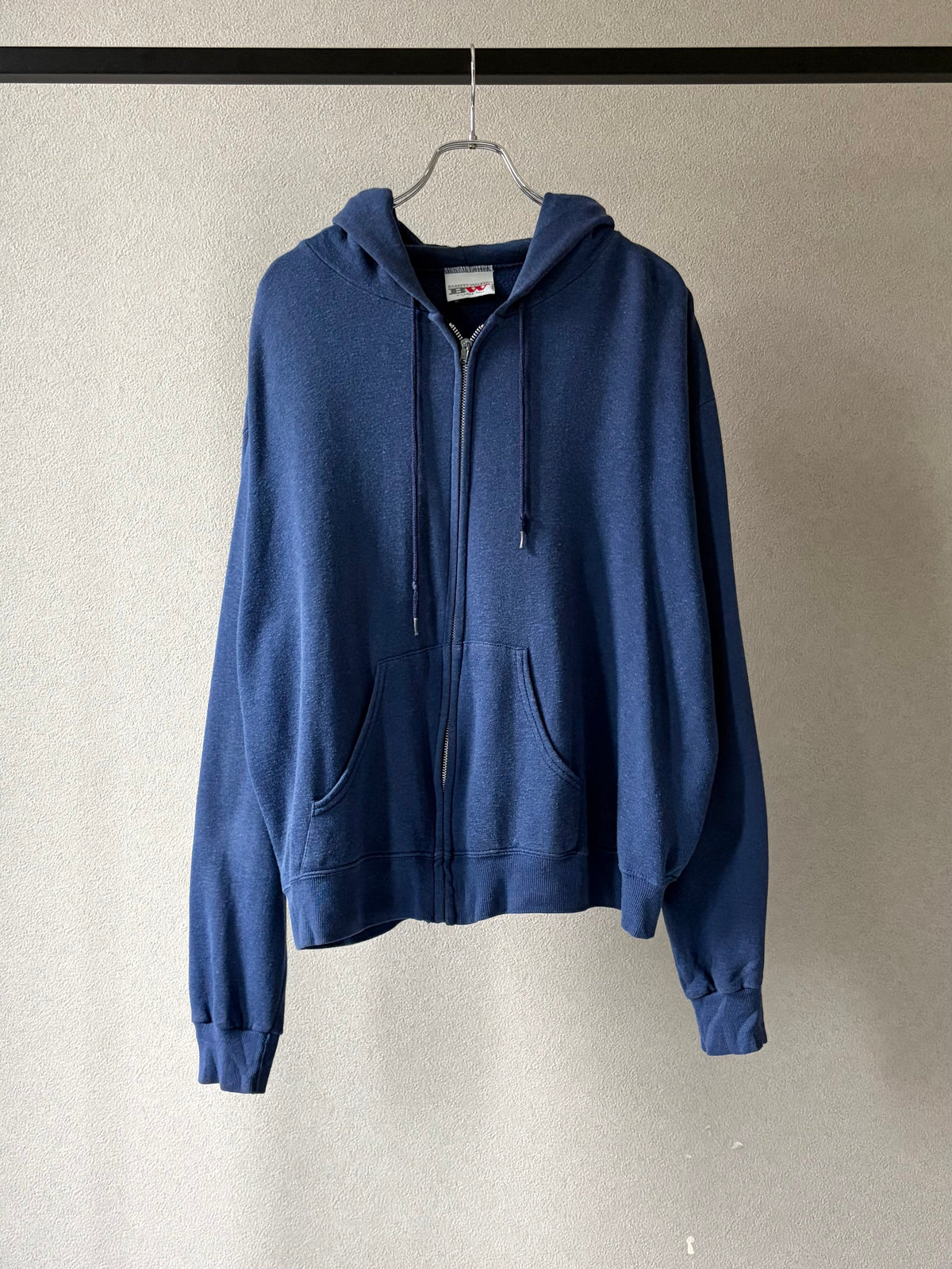 80's BW zip up sweat hoodie