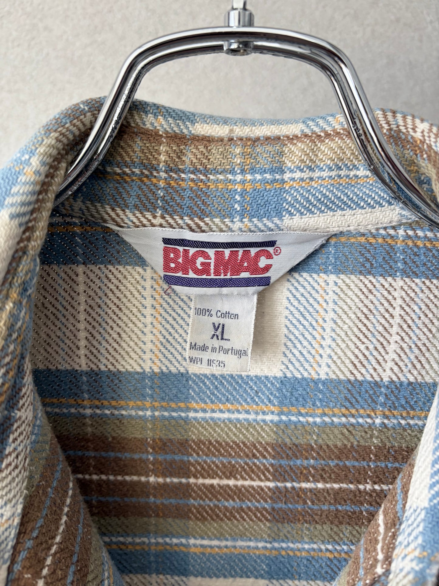 80's BIG MAC flannel shirt