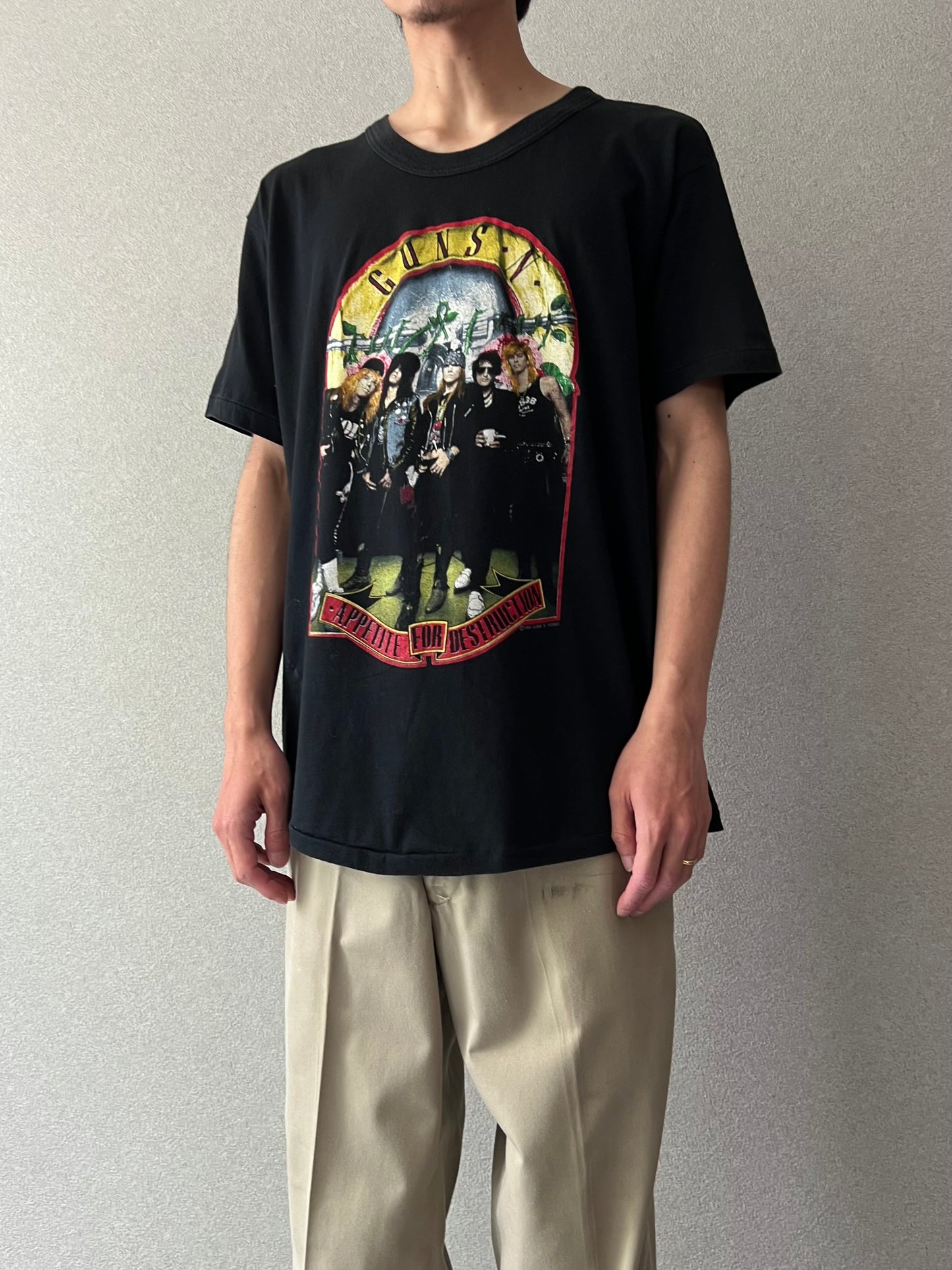 80's GUNS N’ ROSES music t-shirt "Made in USA"