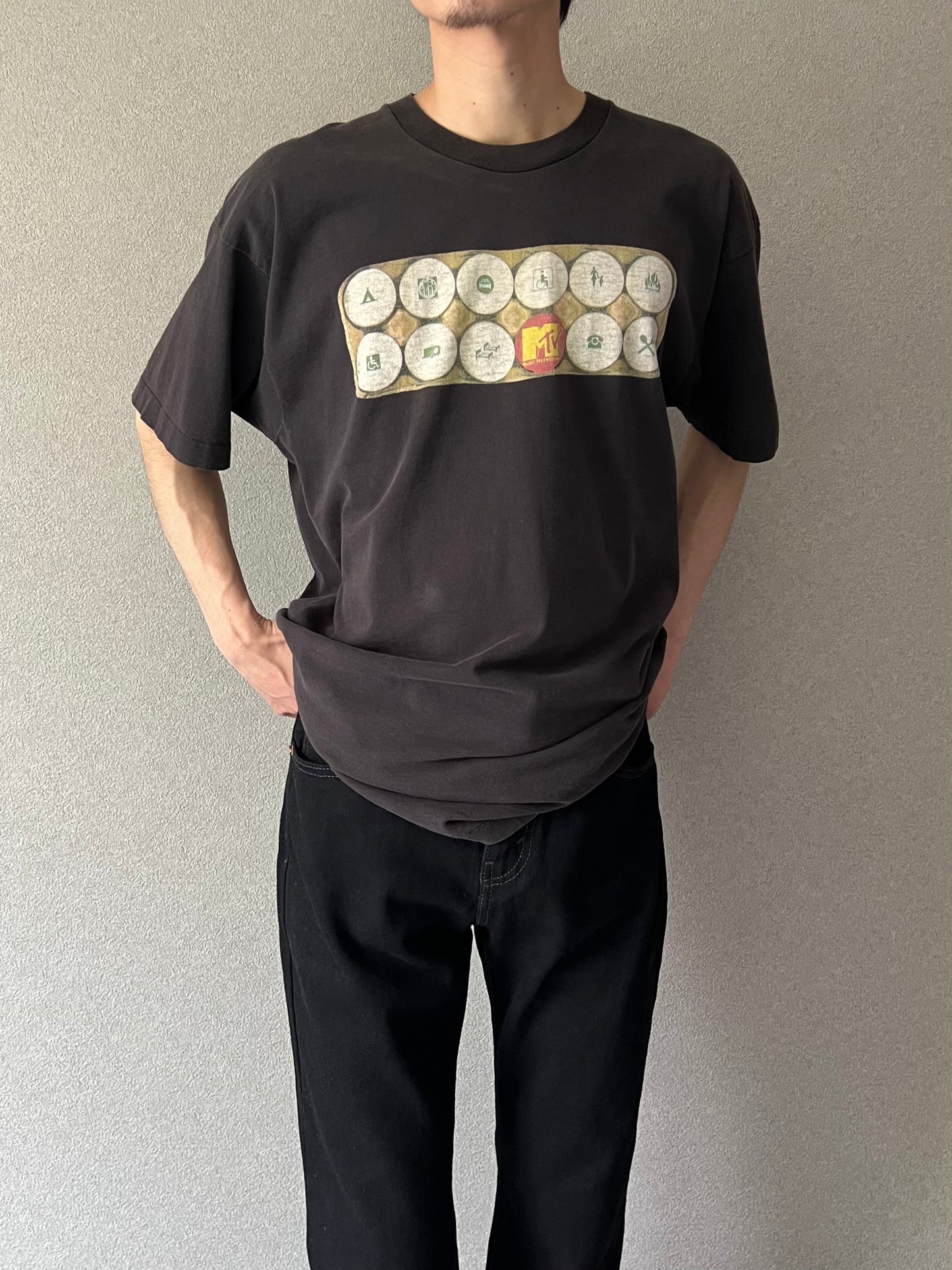 90's MTV official t-shirt "Made in USA"