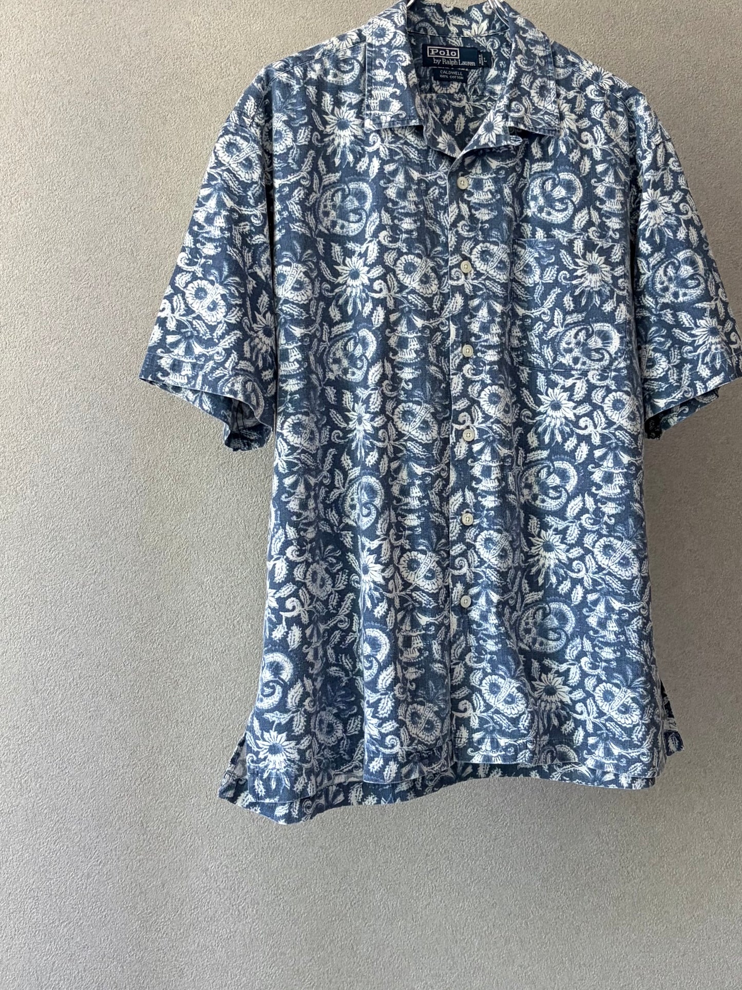90's Polo Ralph Lauren open collar shirt "CALDWELL"