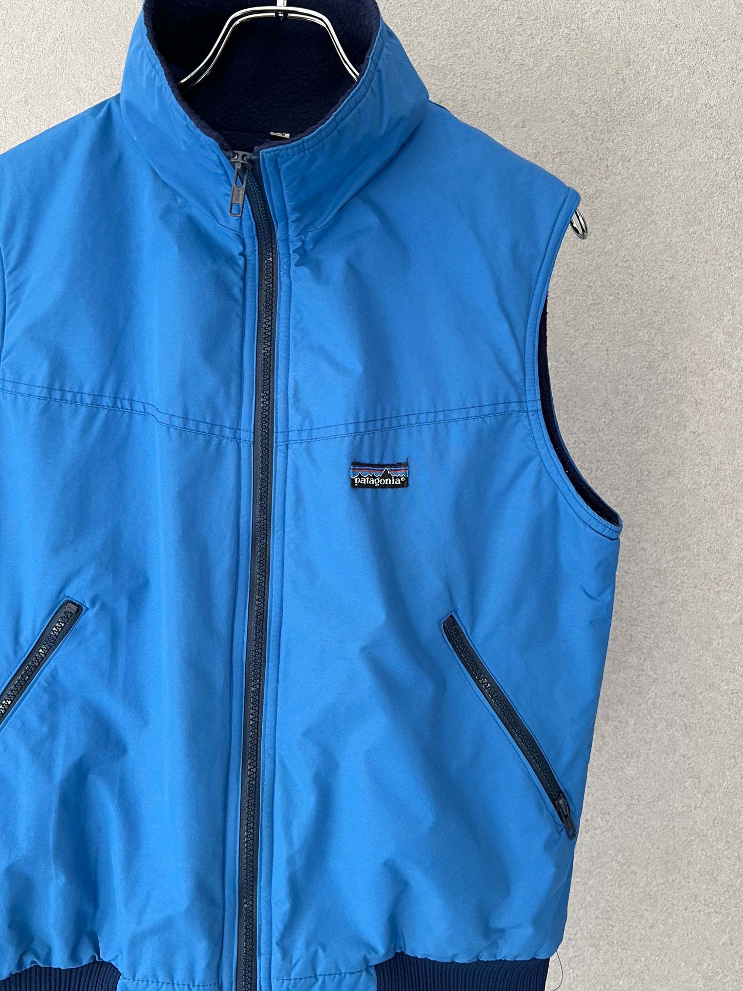 80's patagonia fleece lining nylon vest "Made in CANADA"