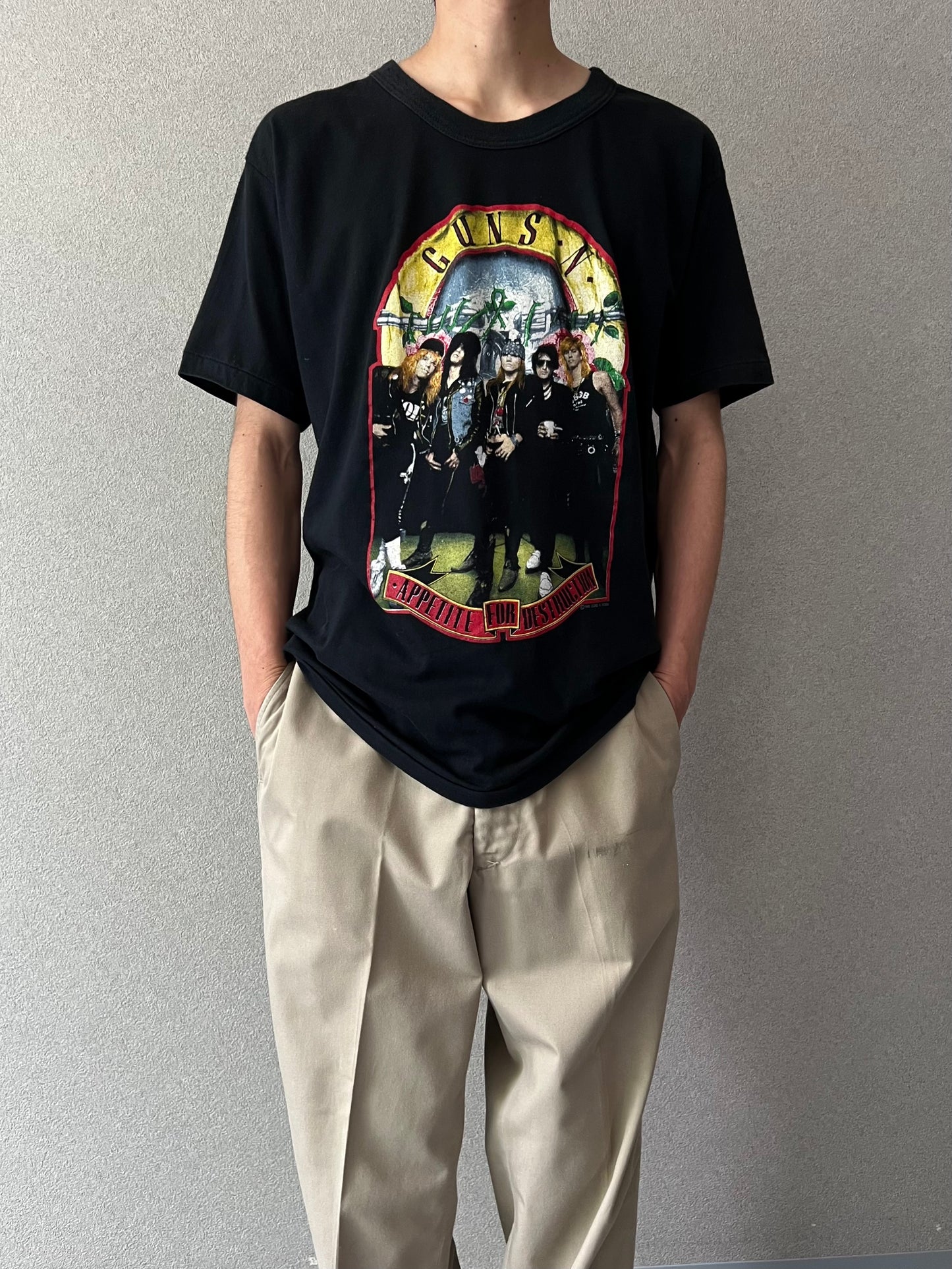80's GUNS N’ ROSES music t-shirt "Made in USA"