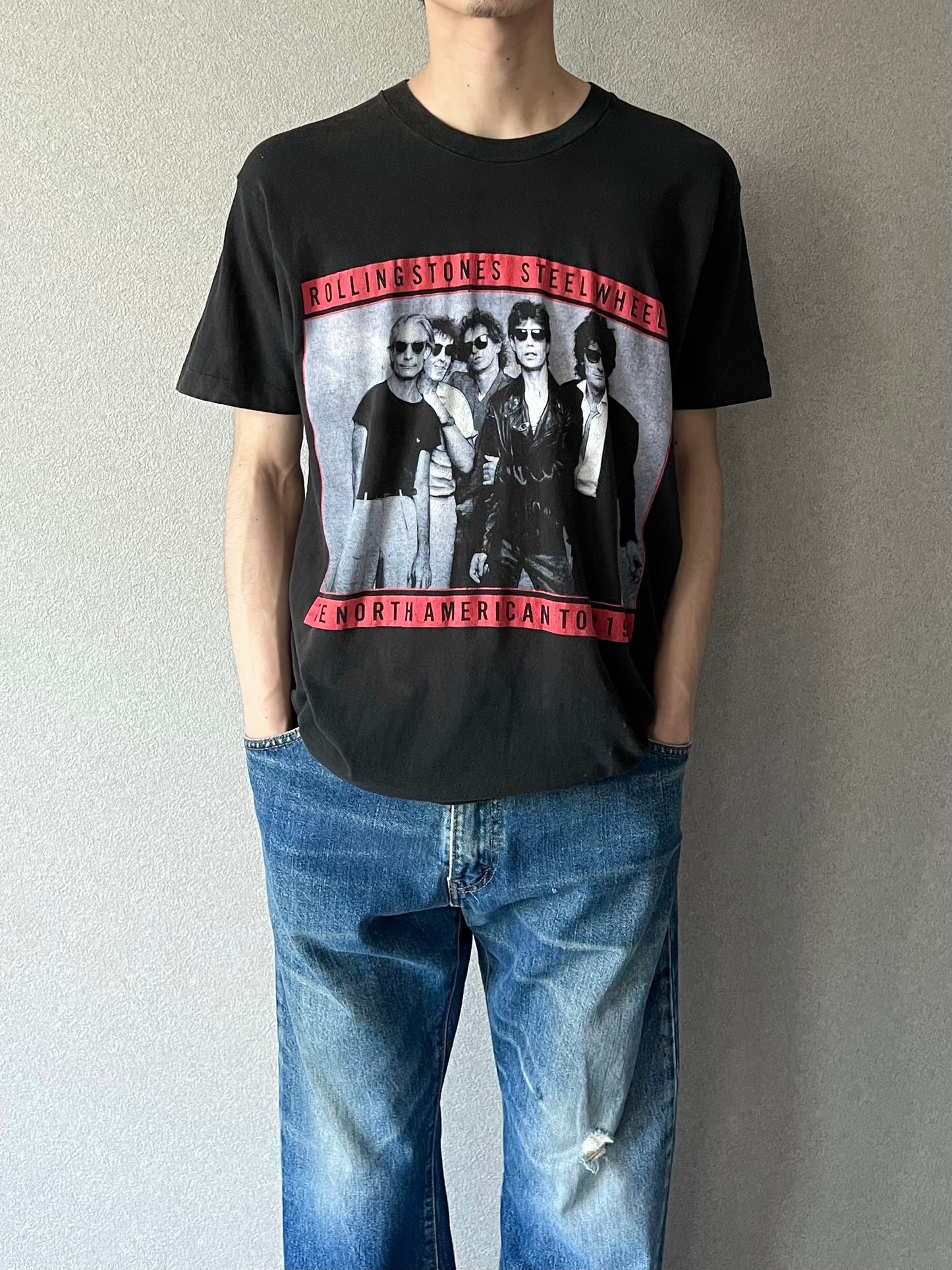 80's Rolling Stones music t-shirt "Made in USA"
