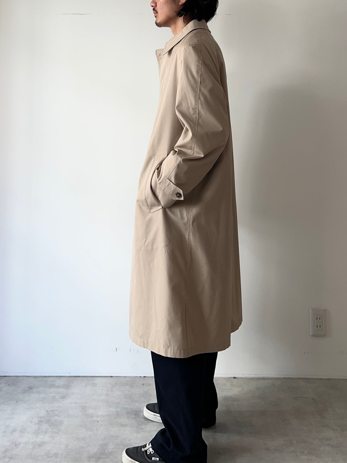 80's Christian Dior balmacaan coat