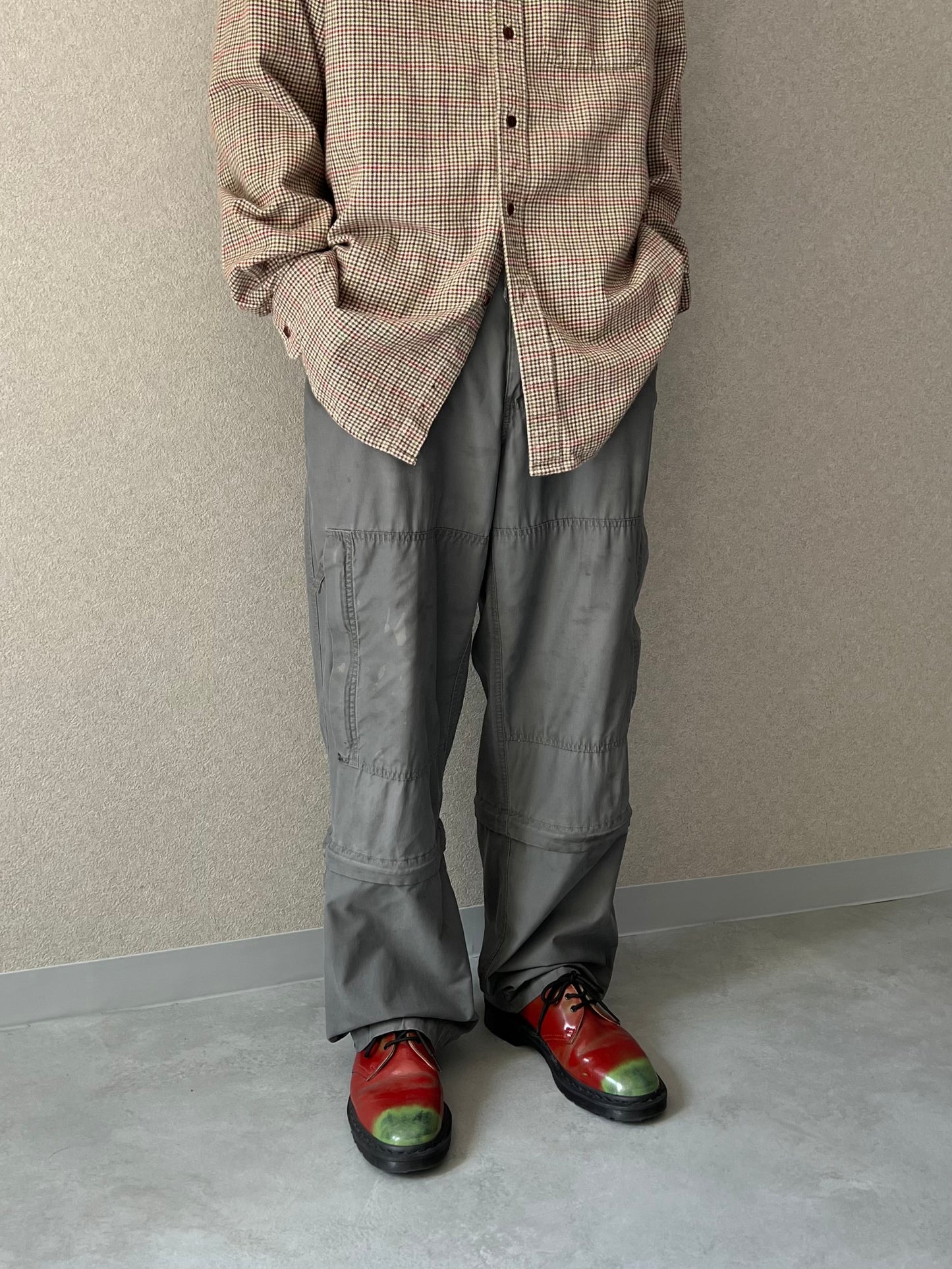 00's GAP cotton×nylon convertible cargo pants