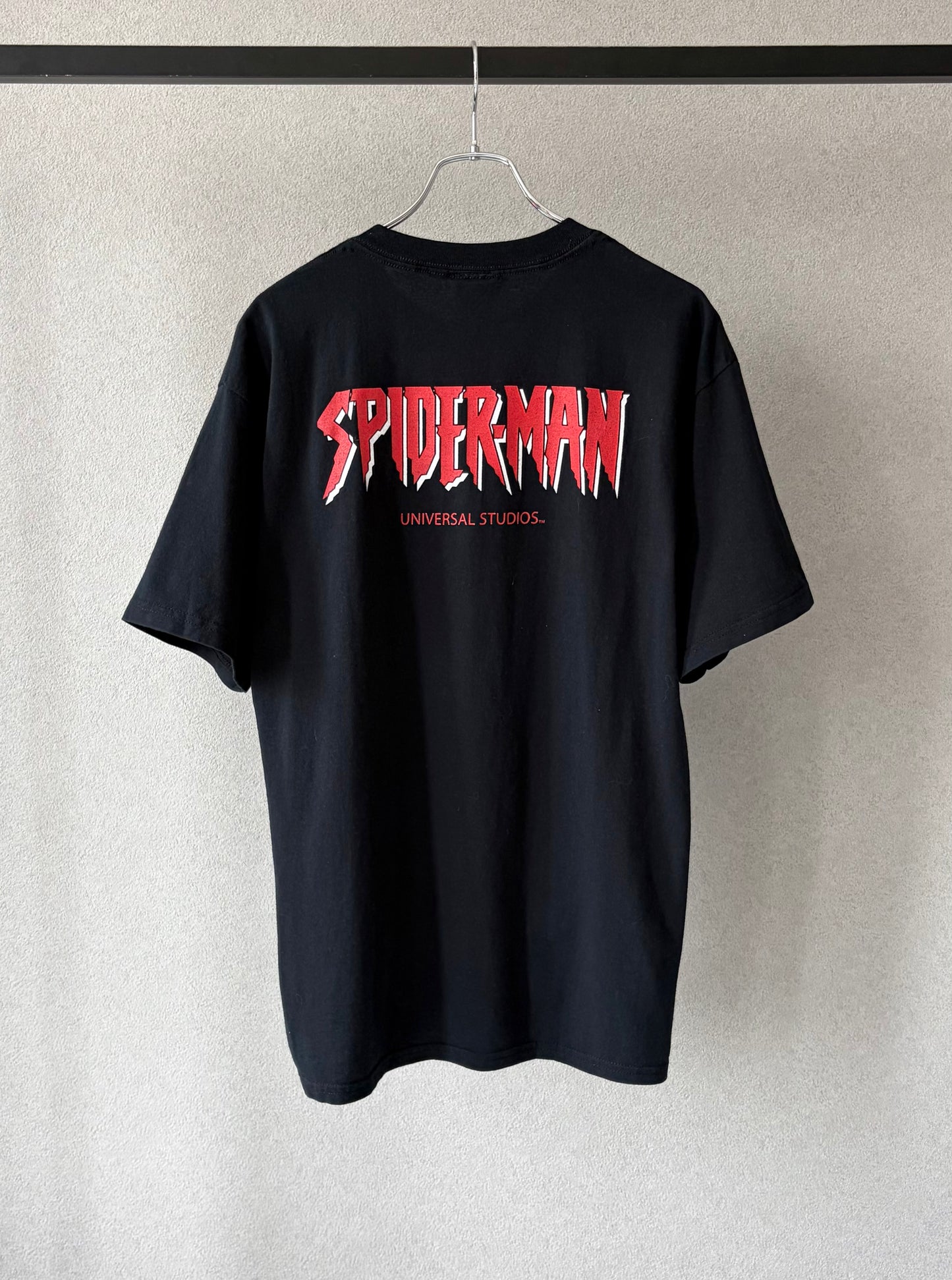 00's SPIDERMAN × UNIVERSAL STUDIOS print t-shirts