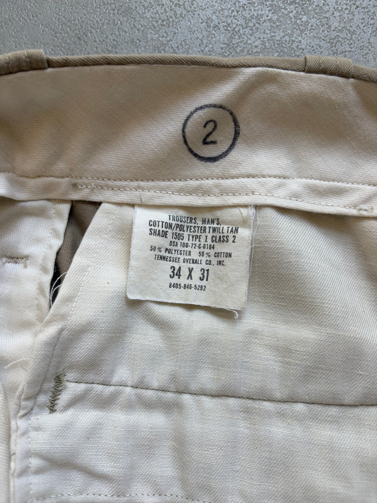 70's US.ARMY chino pants