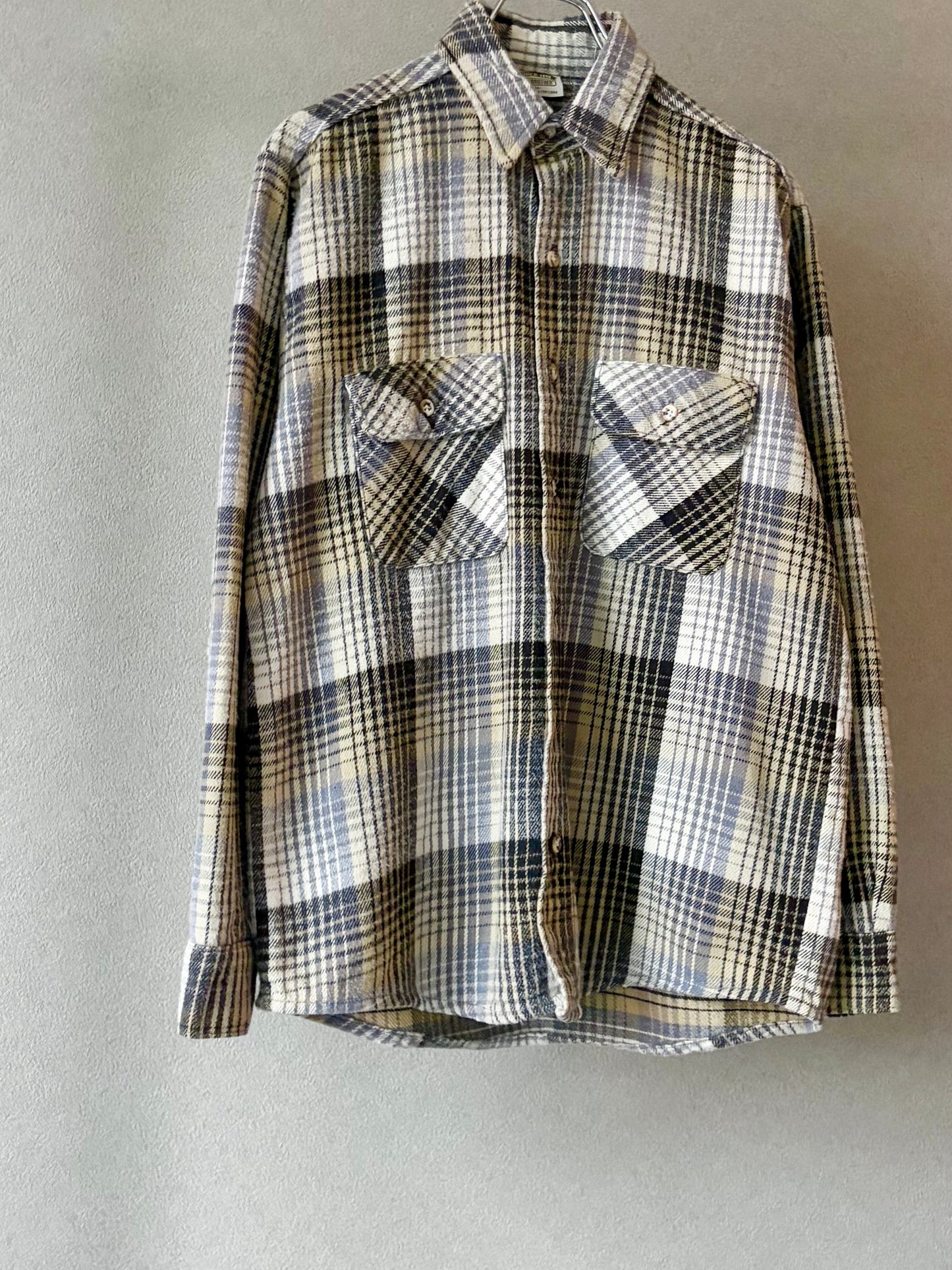 90's FIVE BROTHER flannel shirt