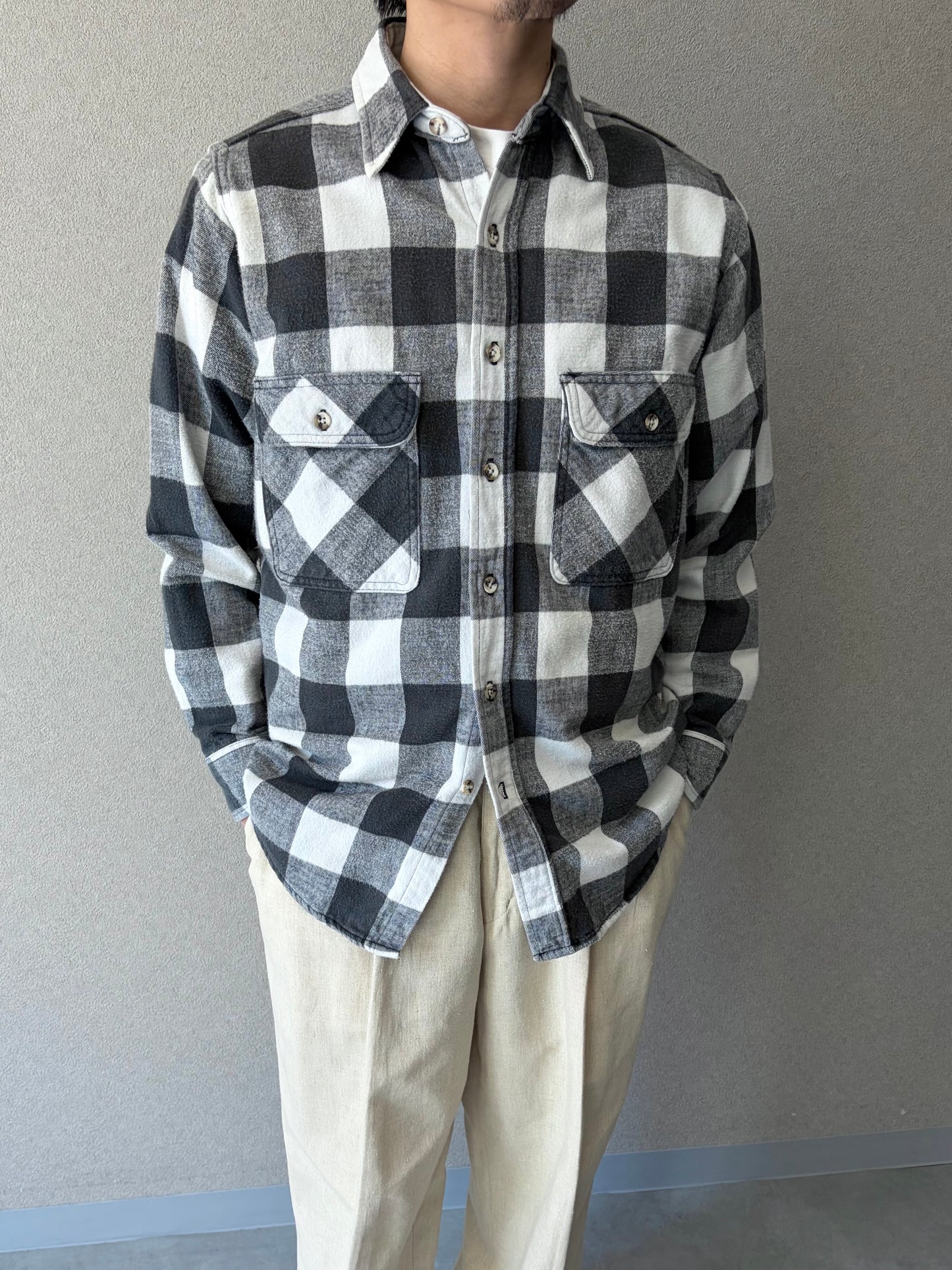 90's ST.JHON'S BAY flannel shirt