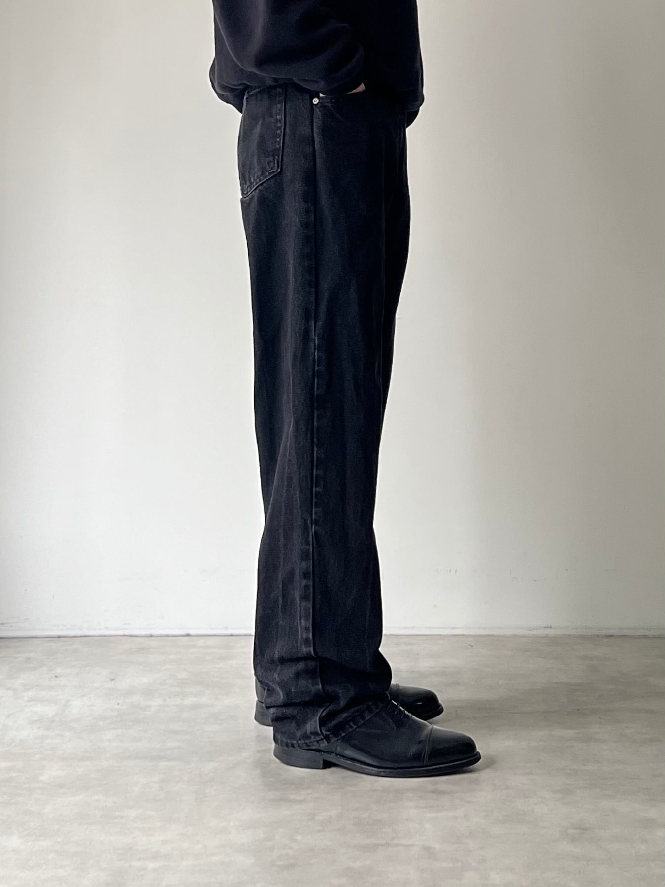 00's Wrangler black denim pants
