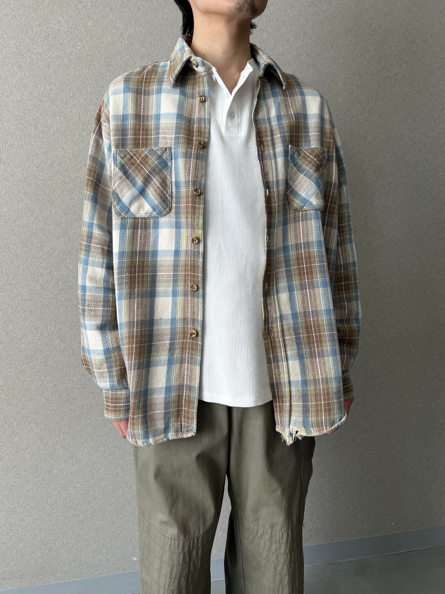 80's BIG MAC flannel shirt