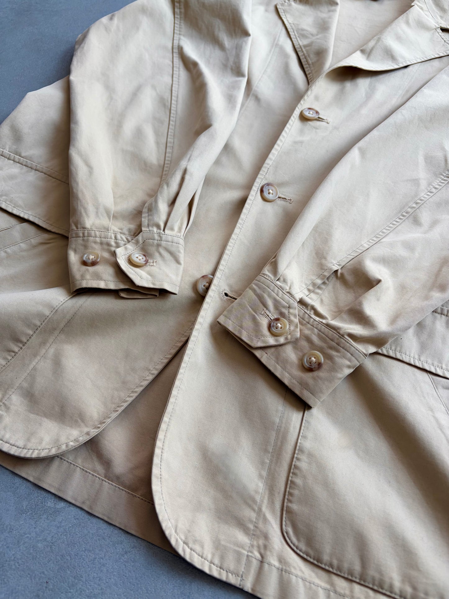 80's Polo Ralph Lauren cotton tailored jacket "Made in USA"