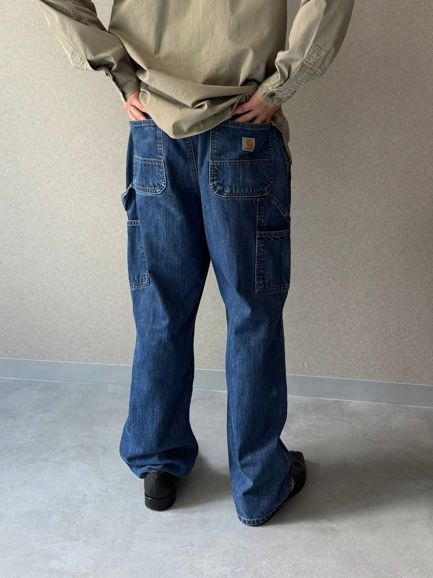 00's carhartt denim painter pants "Double Knee"