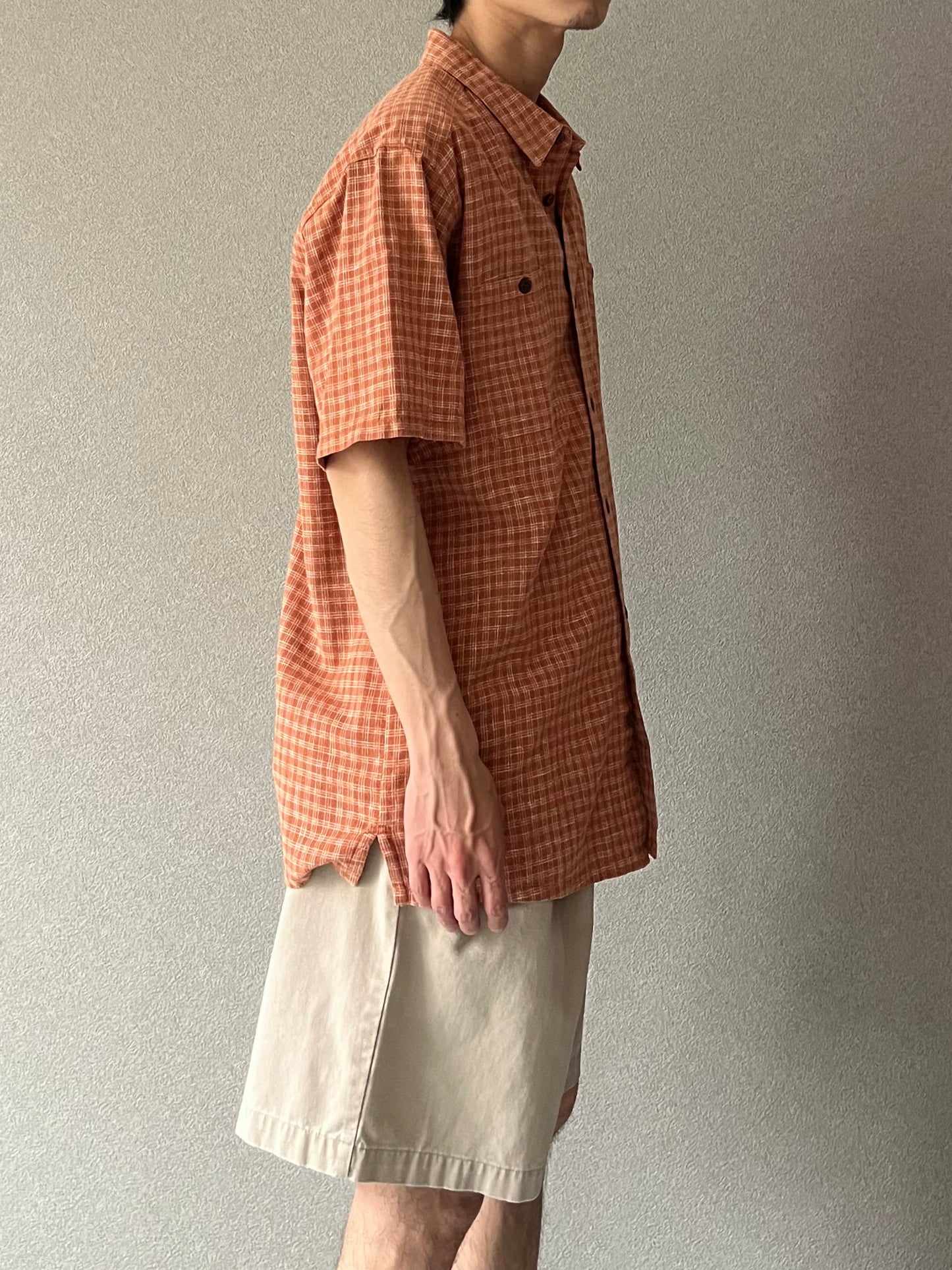 00's patagonia hemp×cotton shirt