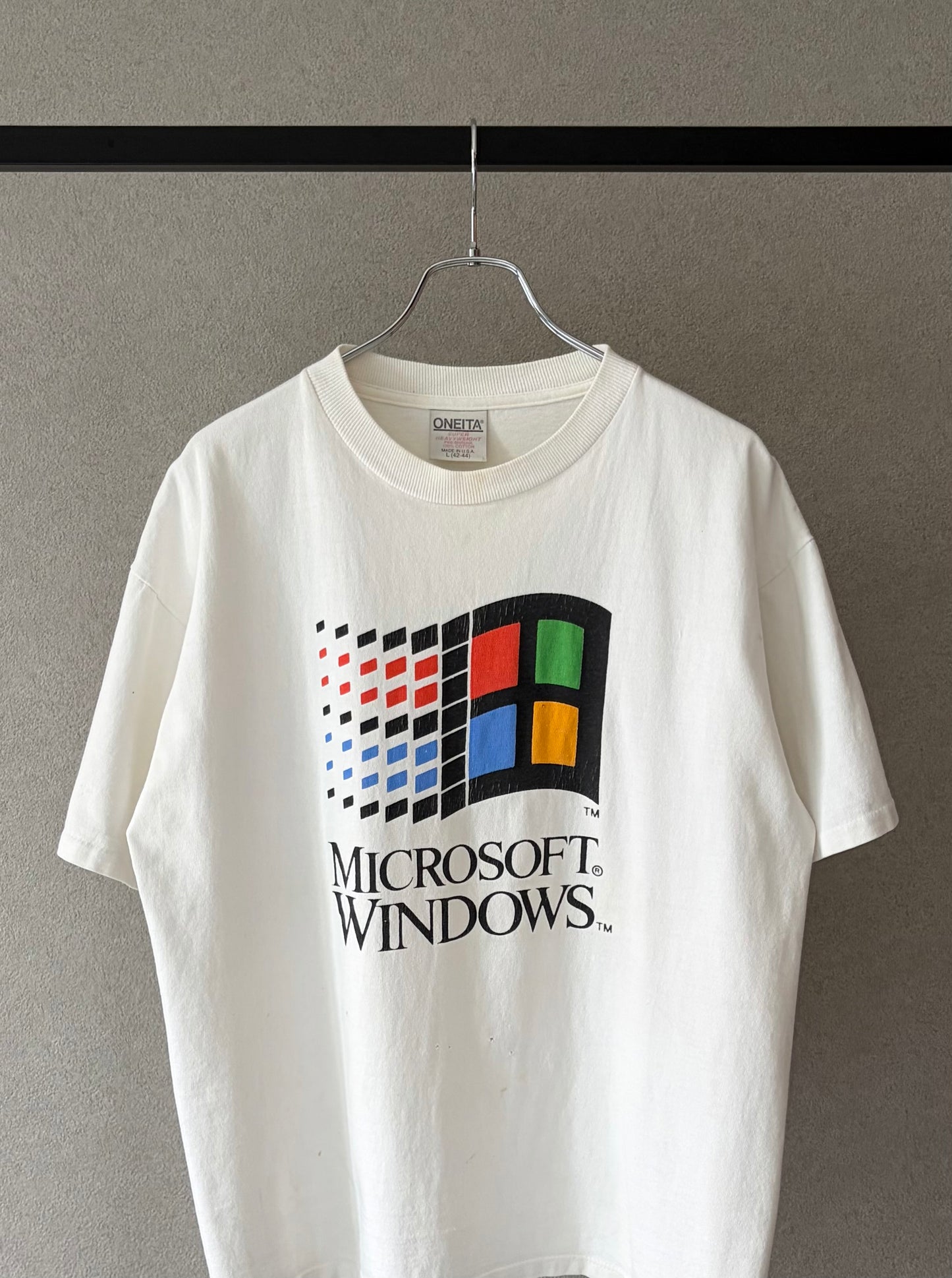 90's Microsoft Windows print t-shirt "Made in USA"