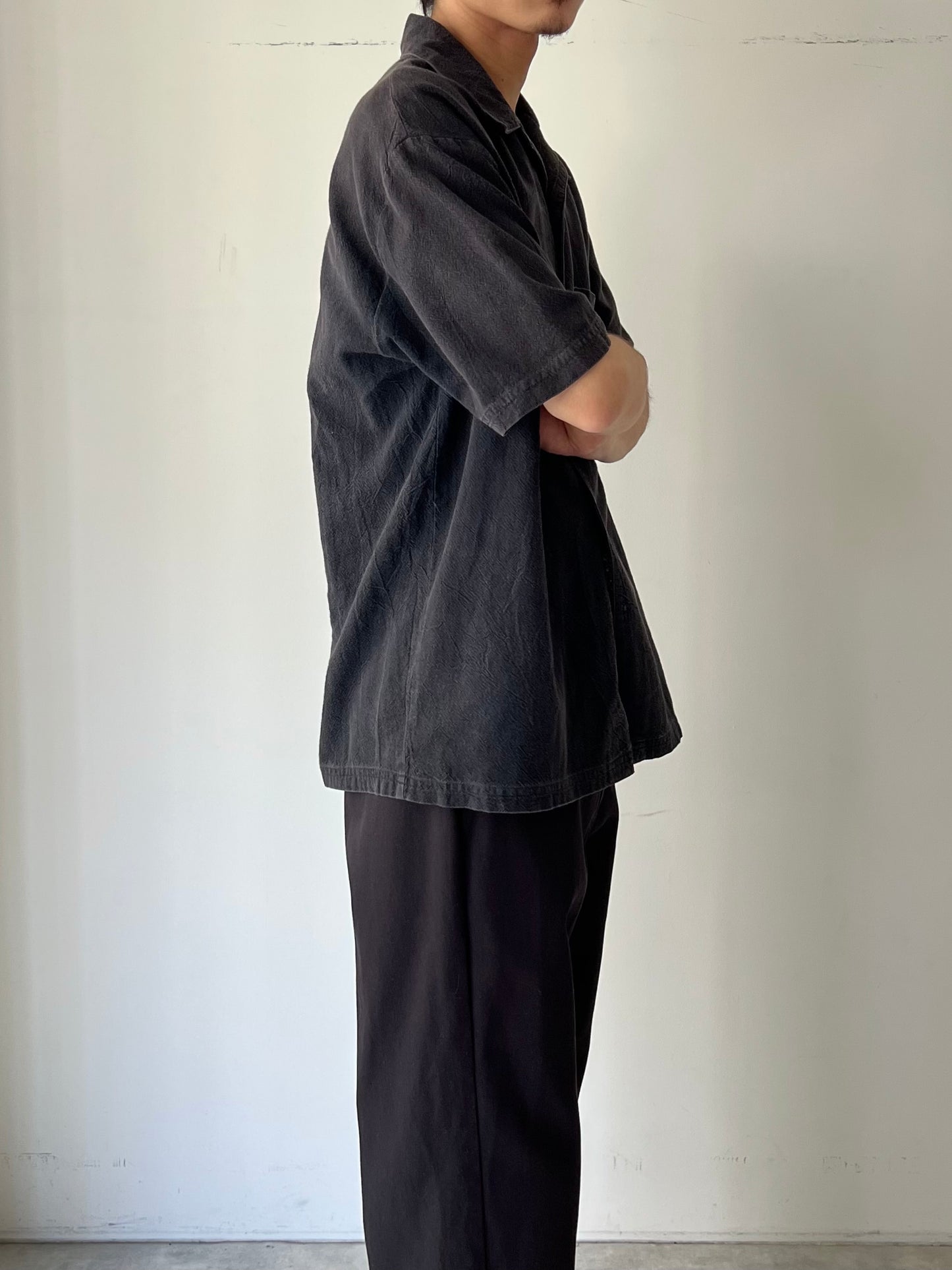 90's ELAN WEAR open collar shirt