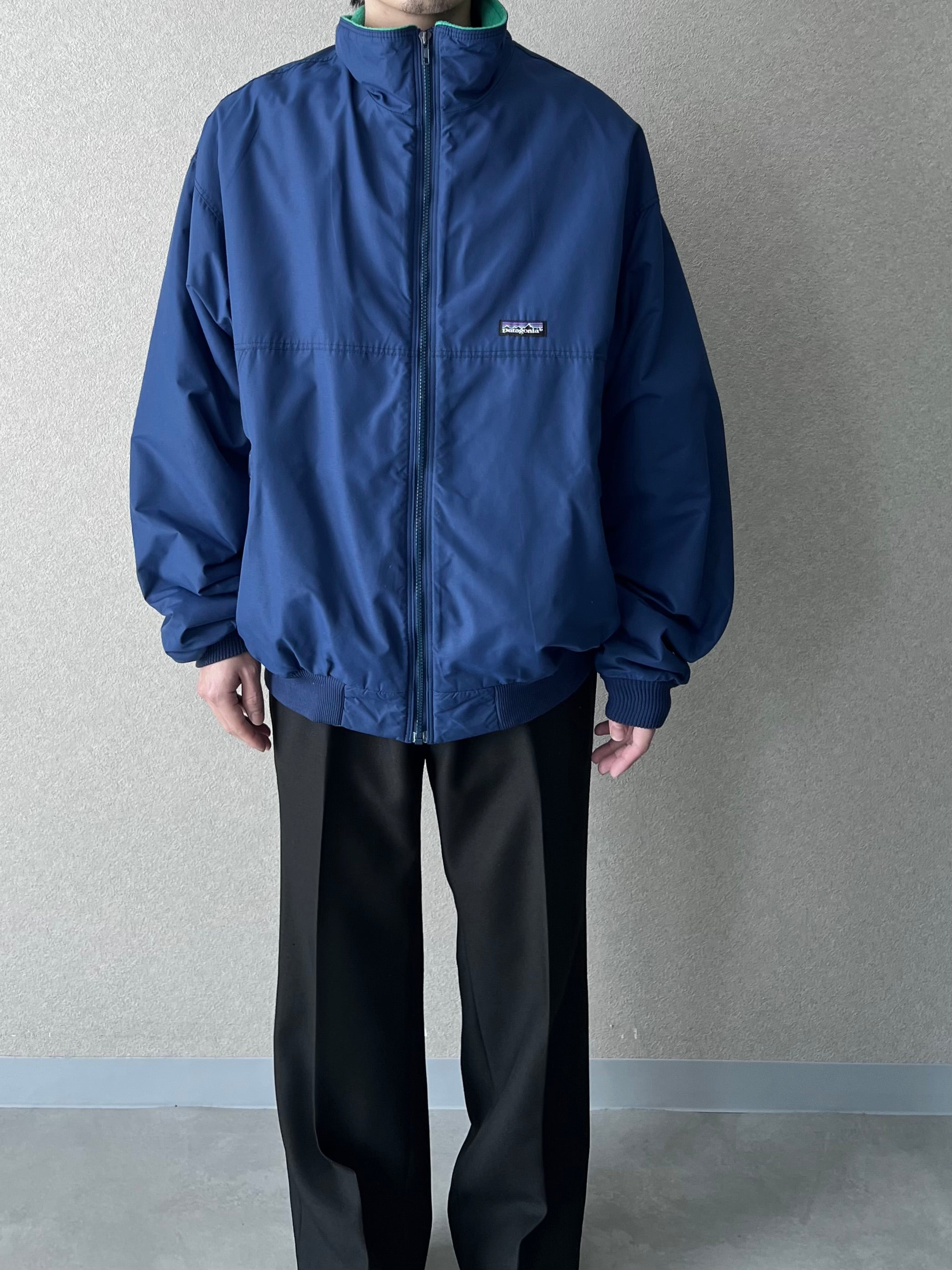 90's patagonia fleece lining nylon jacket 