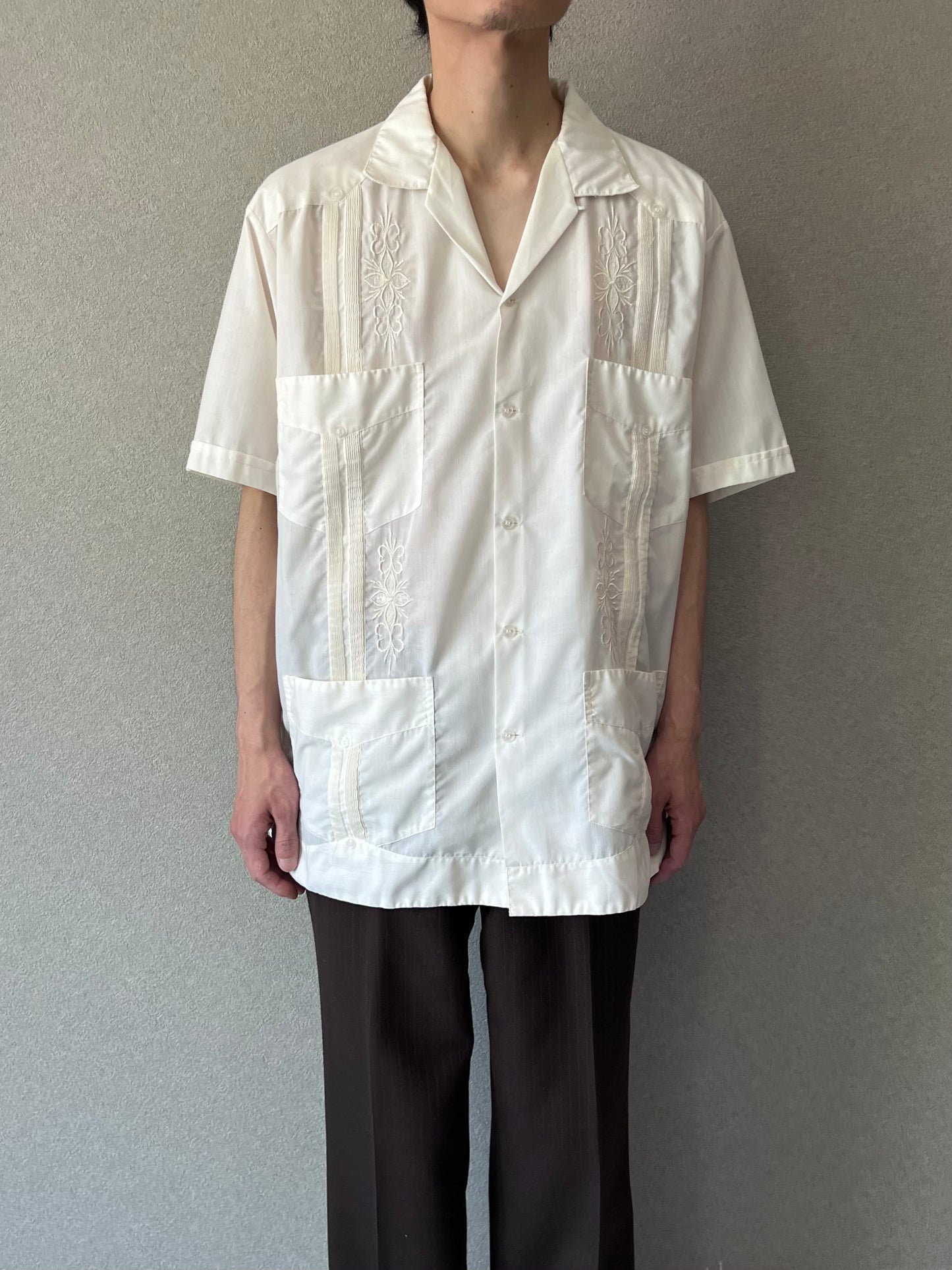90's YUCATECA guayabera shirt