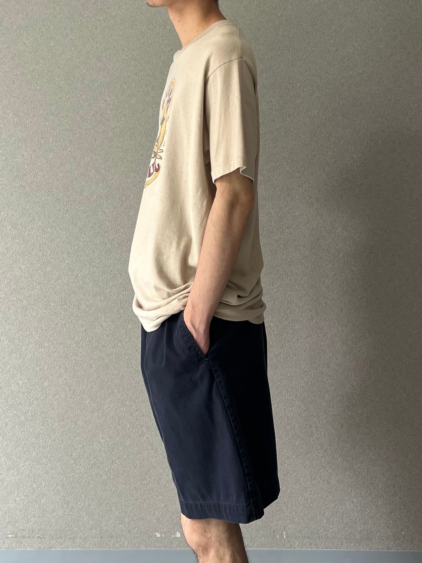 80's BANANA REPUBLIC print t-shirt "Made in USA"
