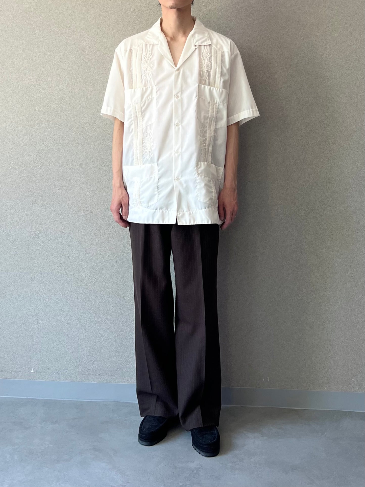 90's YUCATECA guayabera shirt