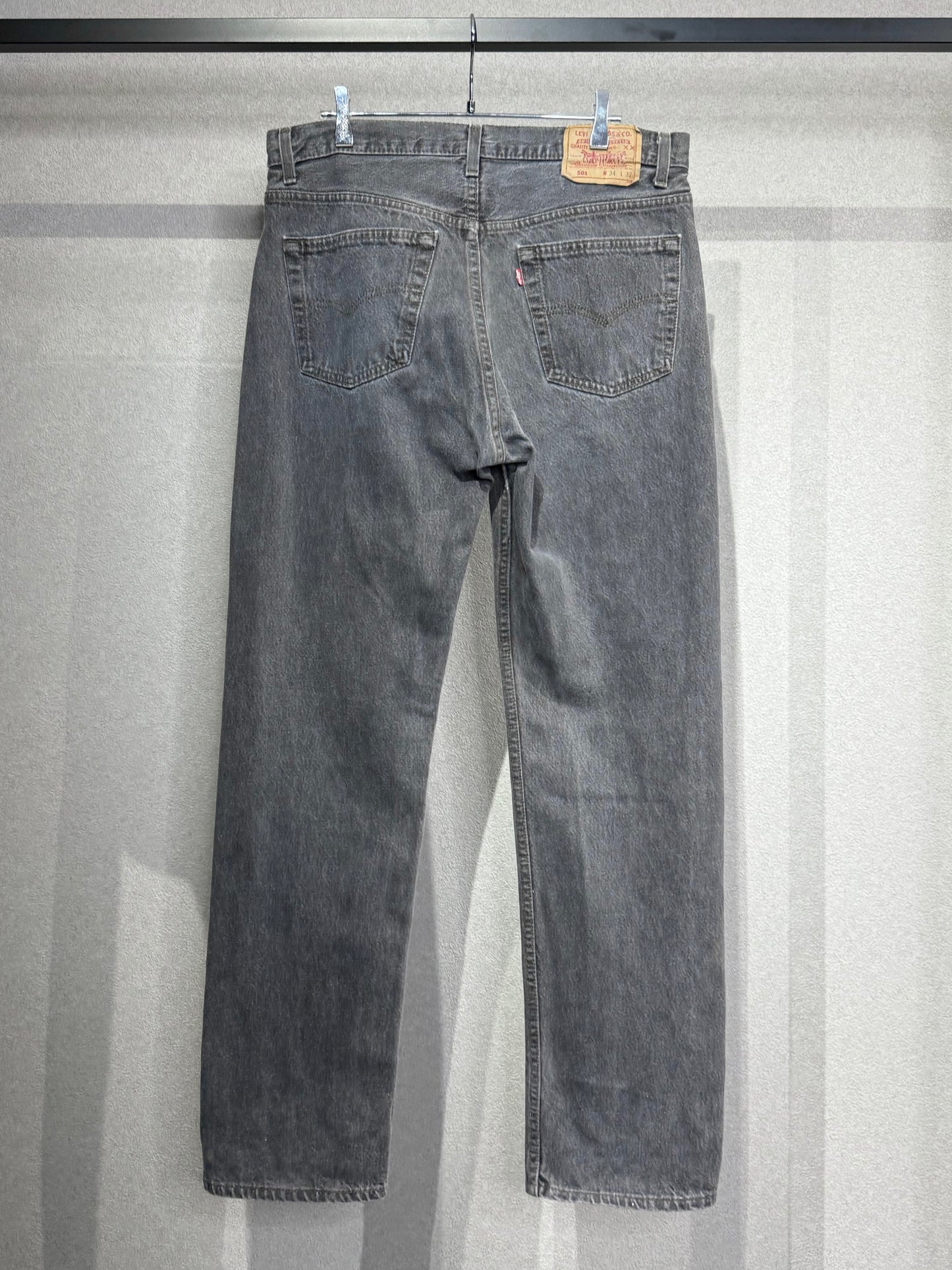 90's Levi's 501 yarn dyed denim pants "Made in USA"