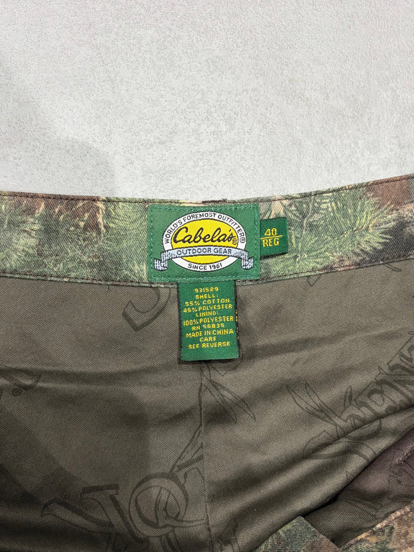 90's Cabela’s camouflage cargo pants