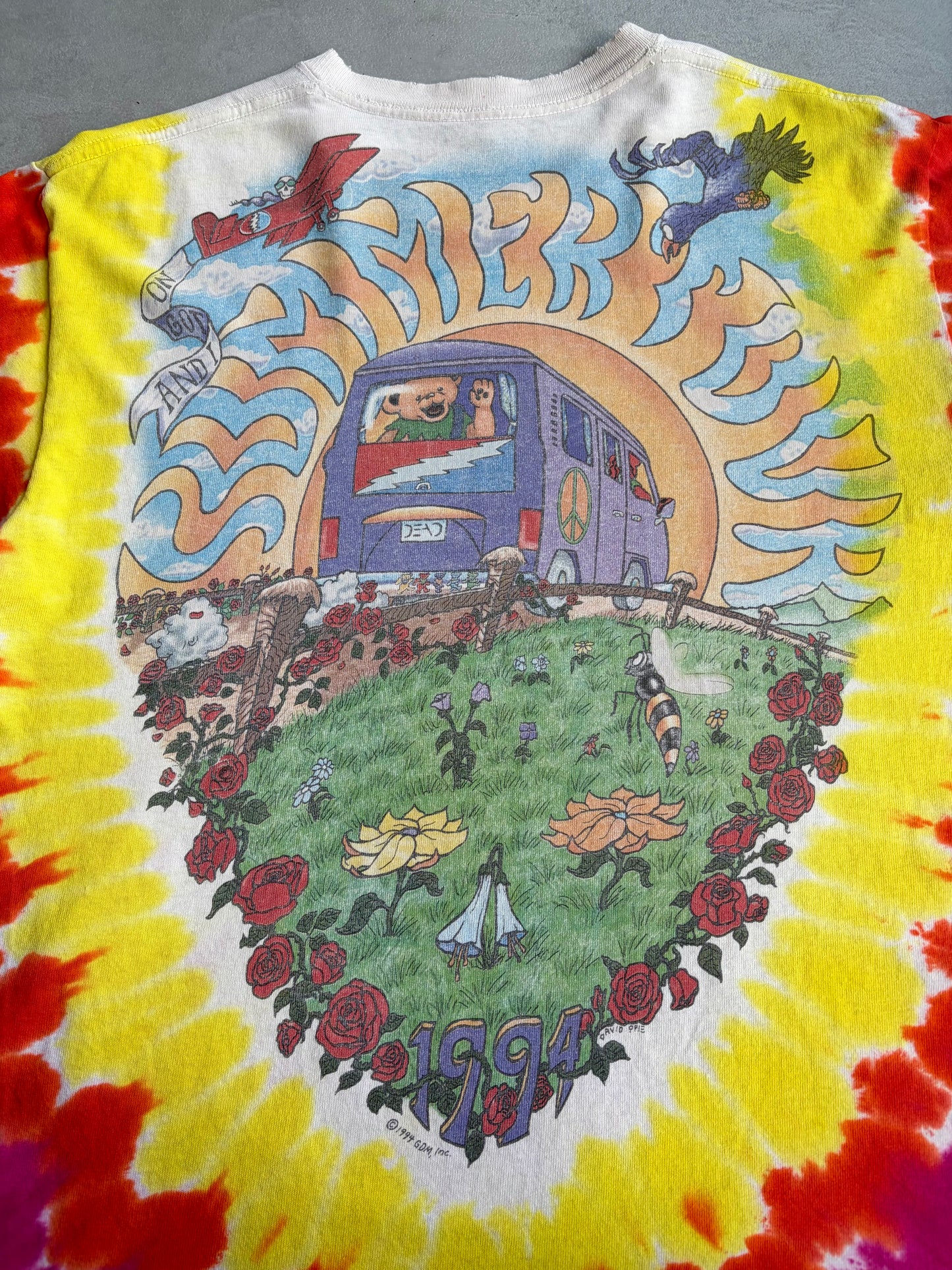 00's GRATEFUL DEAD music t-shirt