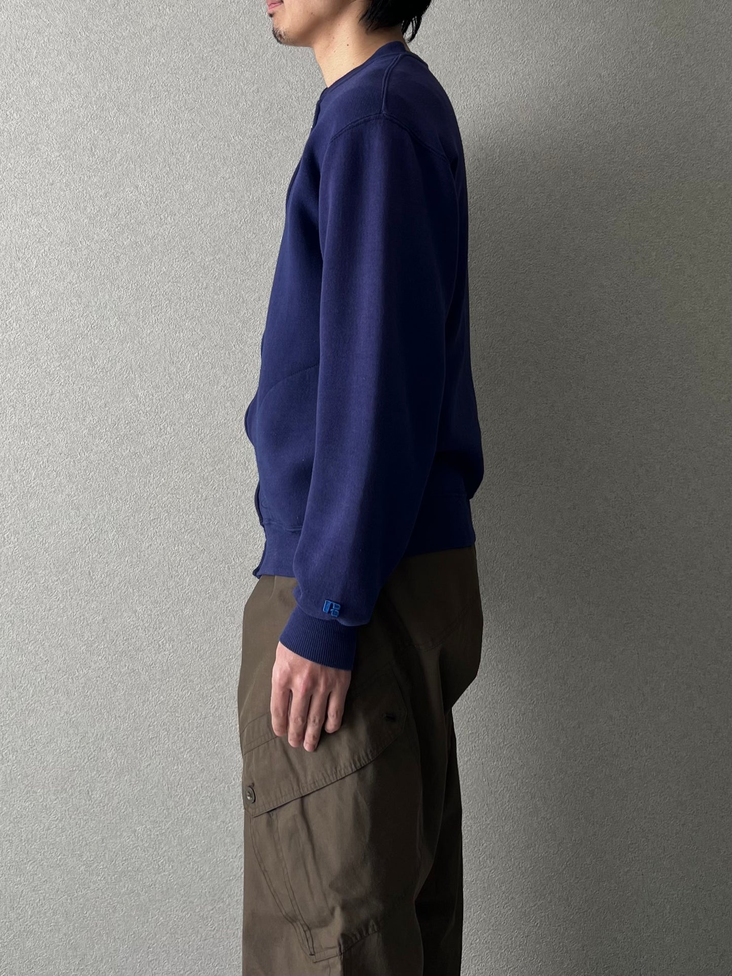 80's RUSSELL zip up sweater "Made in USA"