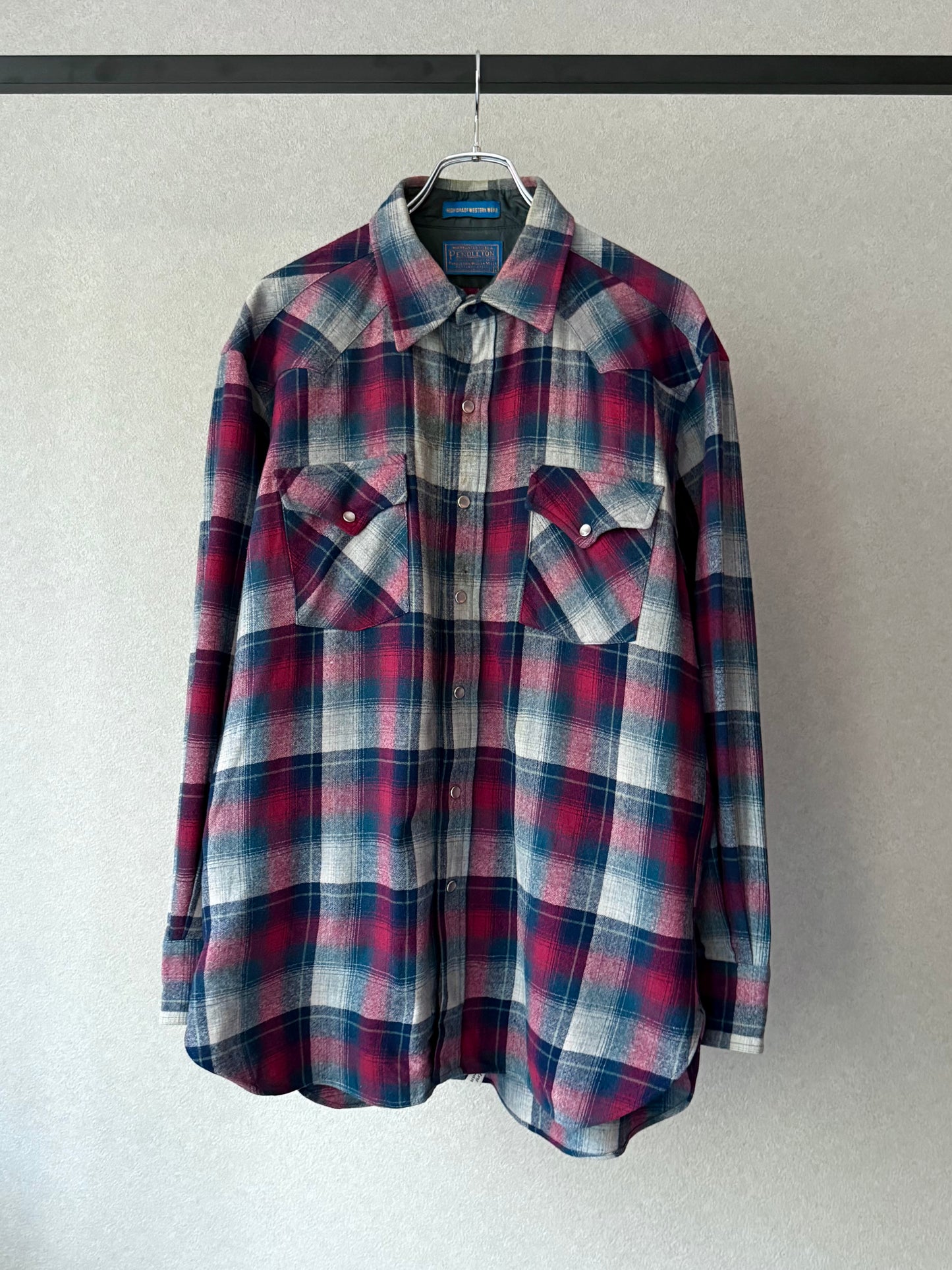 90's PENDLETON western wool shirt "Made in USA"