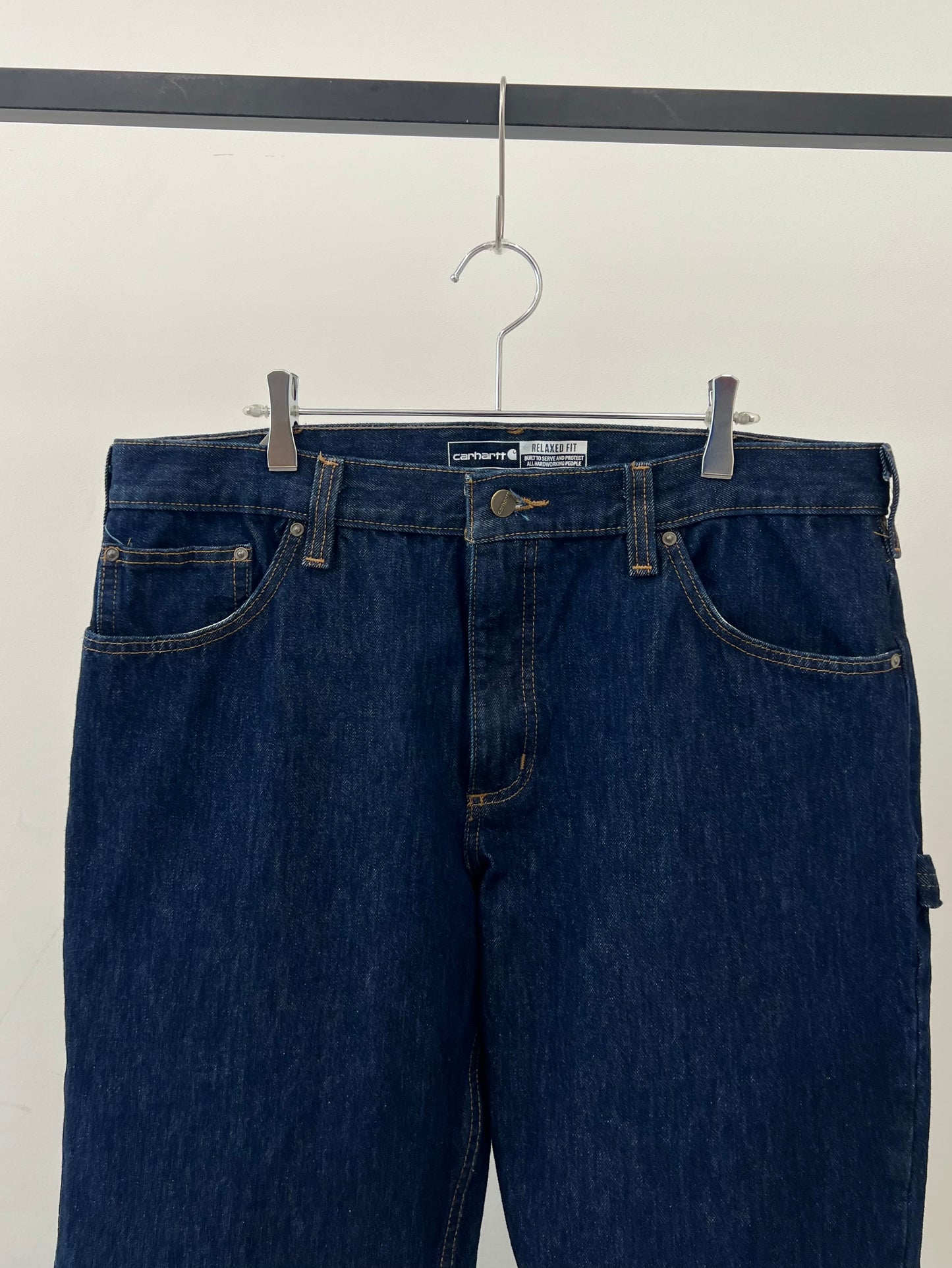 00's carhartt stretch denim pants