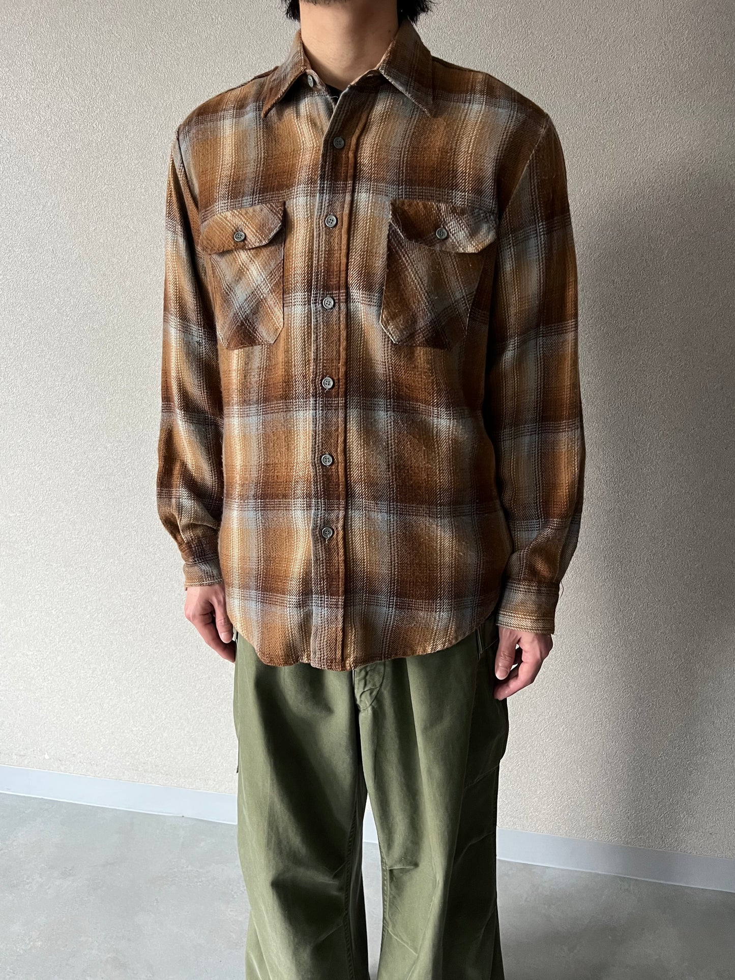 70's〜 OZARK TRAIL acryl shirt