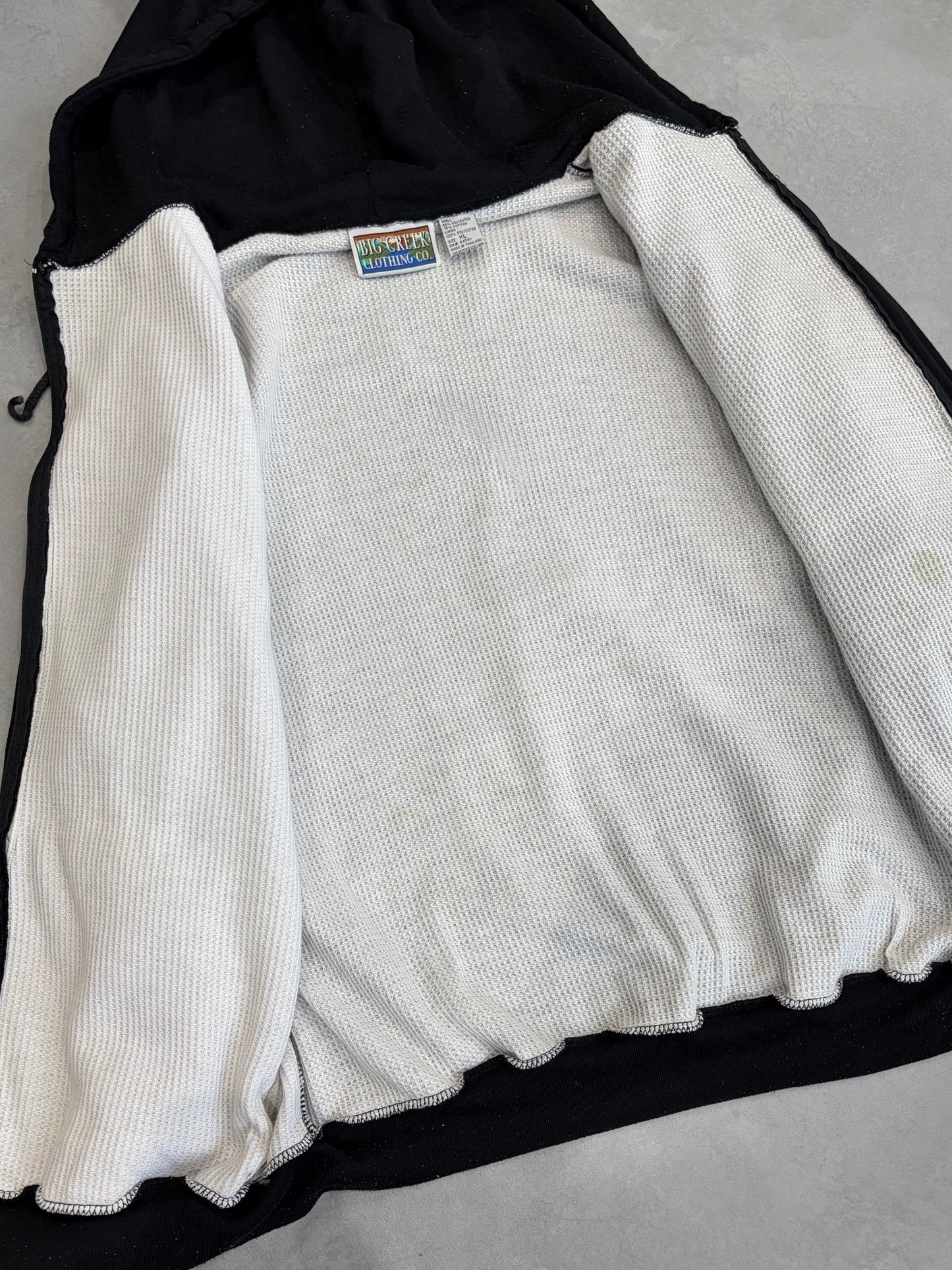 80's BIG CREEK thermal lining sweat hoodie