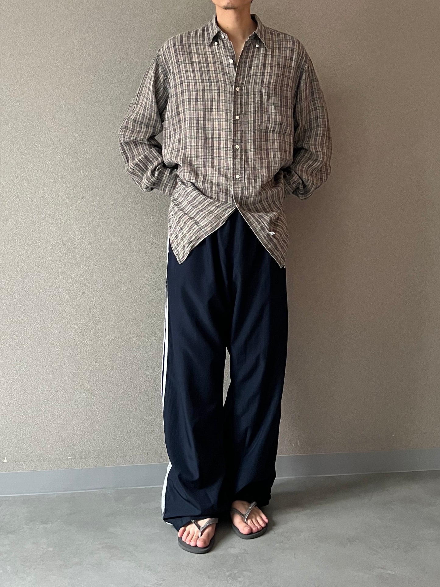 00's adidas nylon track pants